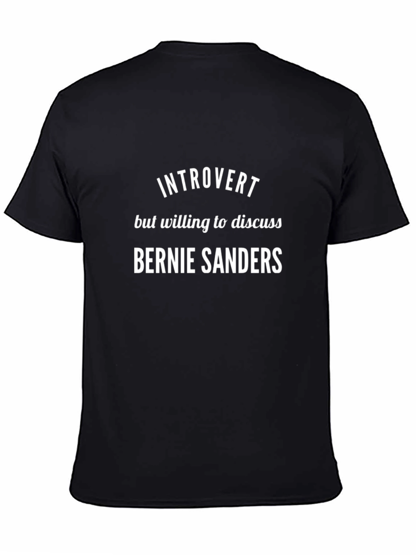 Introvert Bernie Sanders T-Shirt - Political Humor Tee