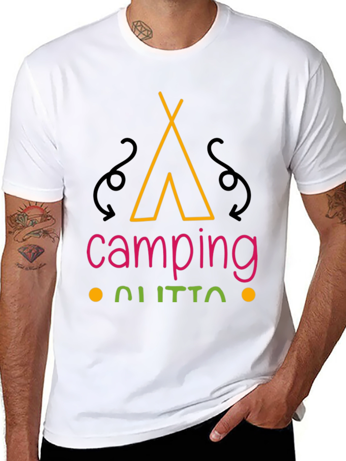 Camping T-Shirt: Adventure Awaits!