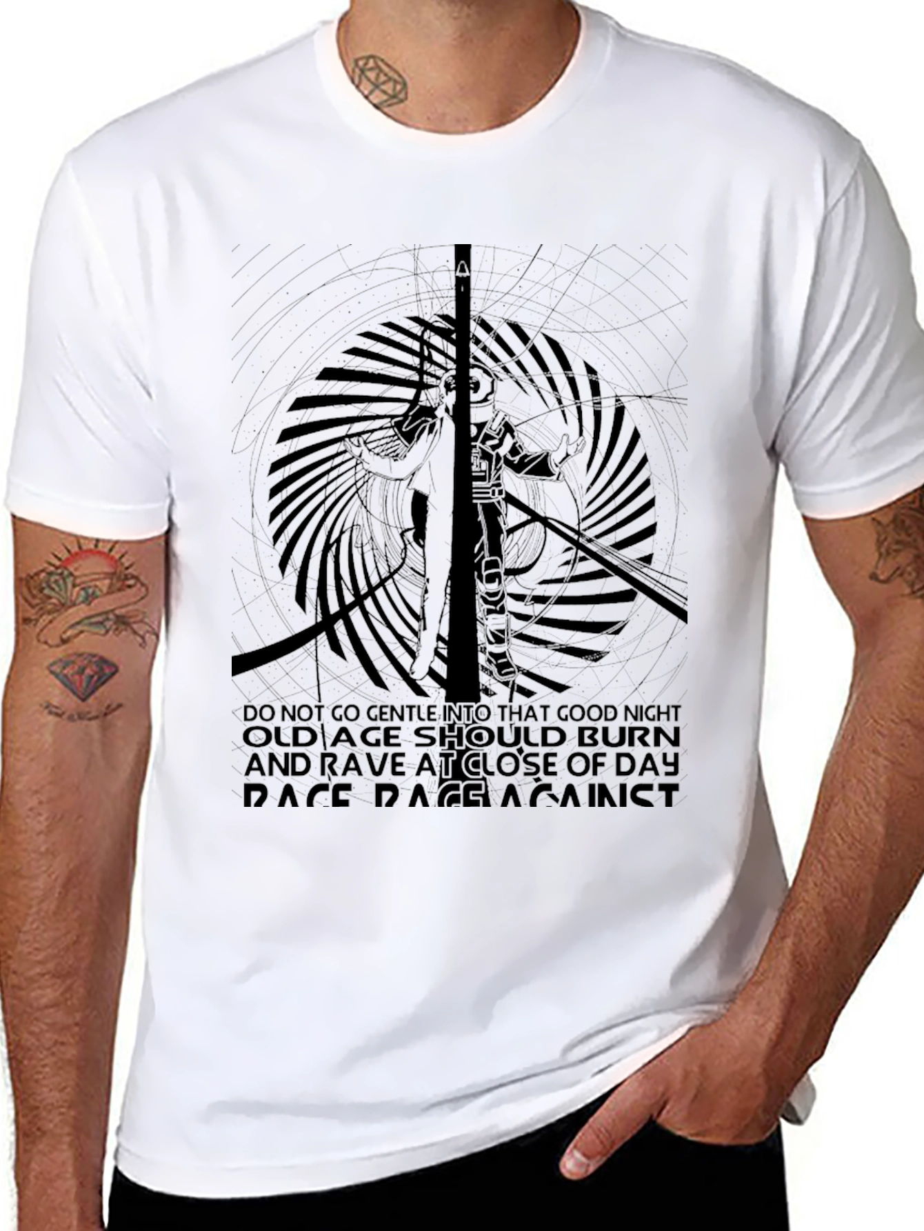 Rage Against T-Shirt - Do Not Go Gentle