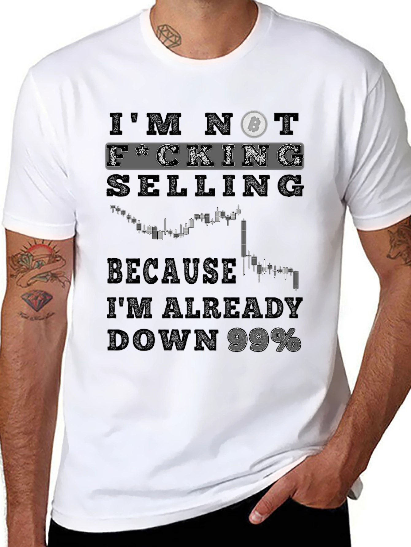 Bitcoin Holder T-Shirt - Im Not Selling
