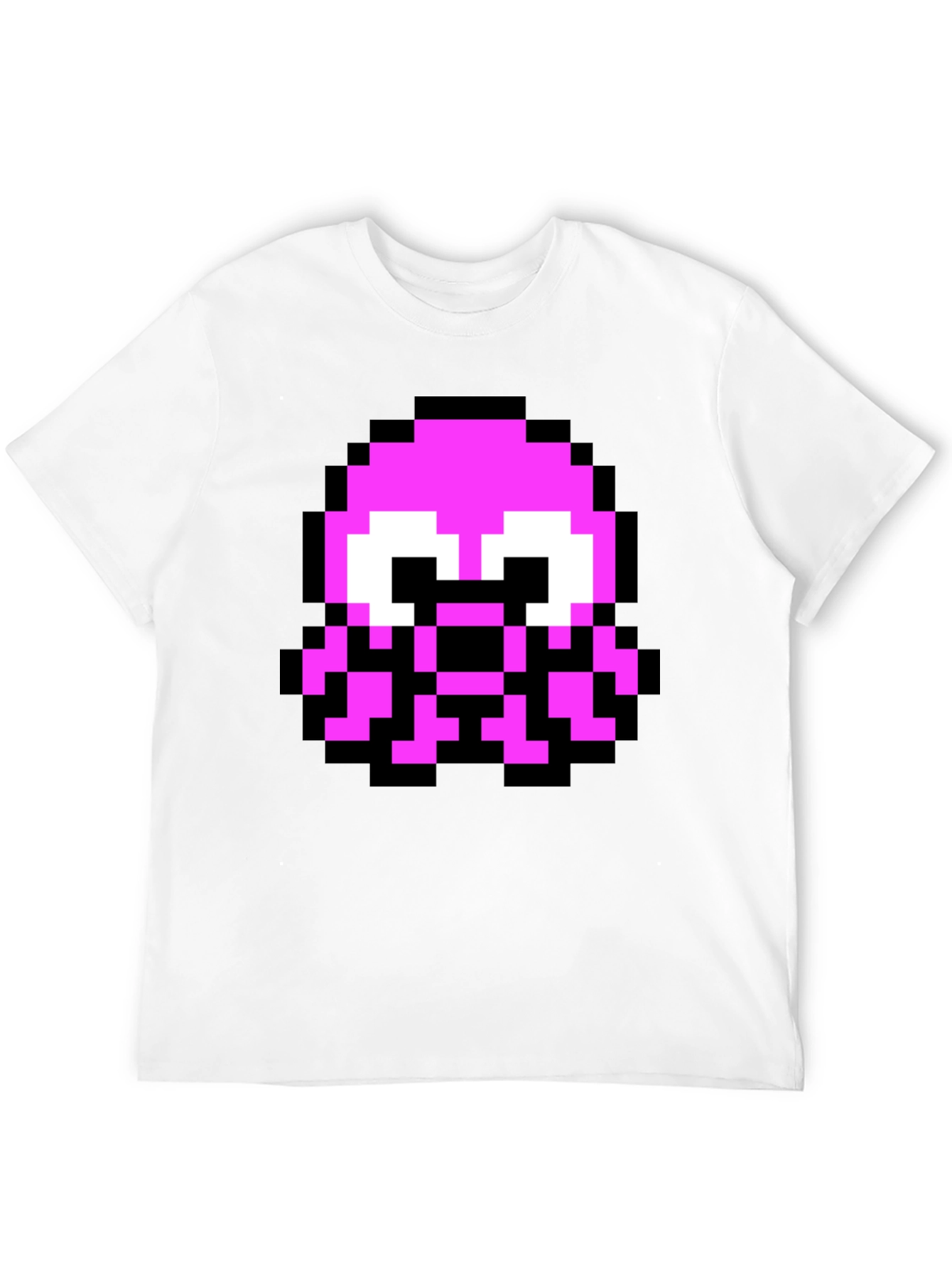 Pixel Octopus Graphic Tee - Black
