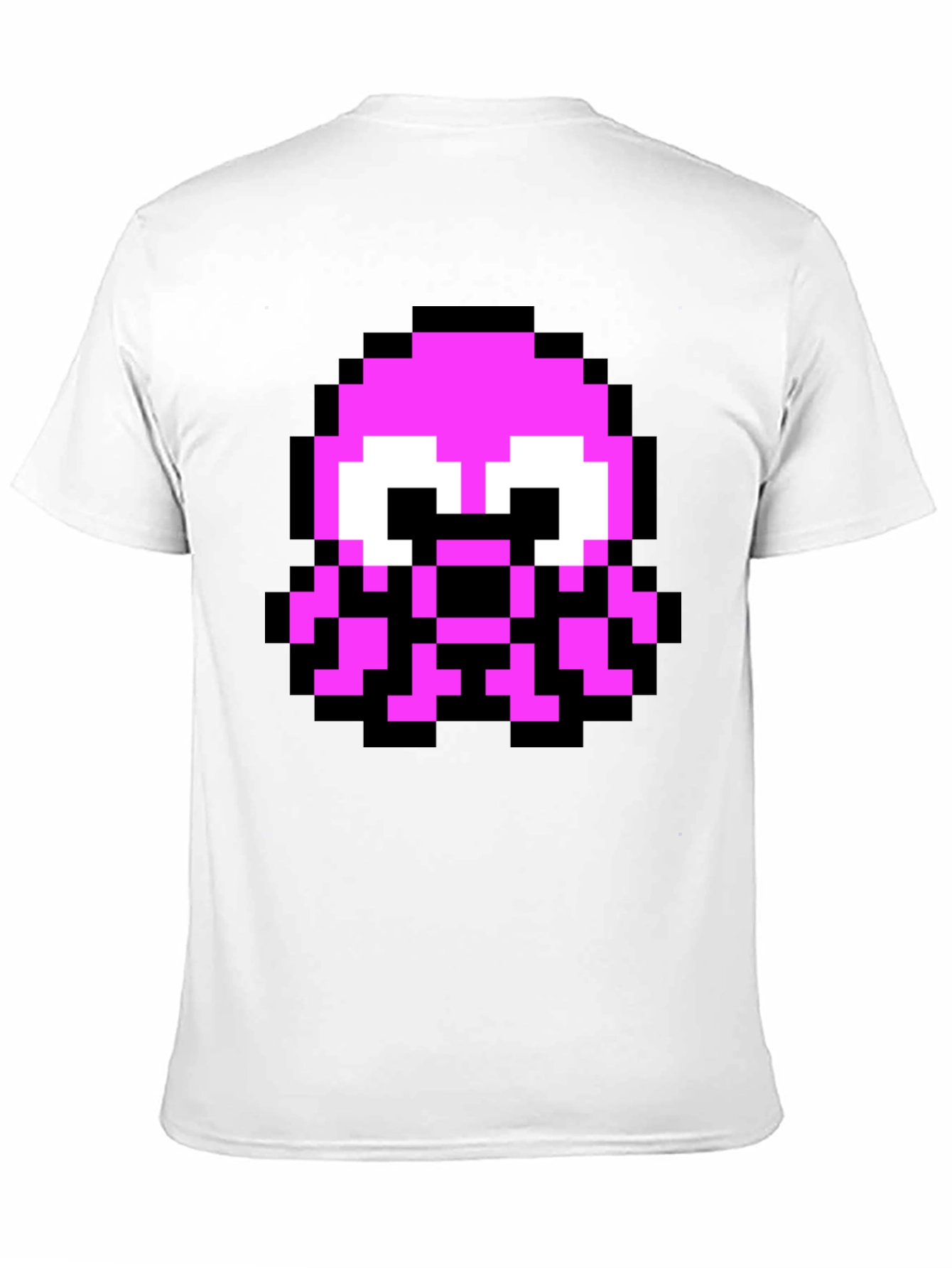 Pixel Octopus Graphic Tee - Black
