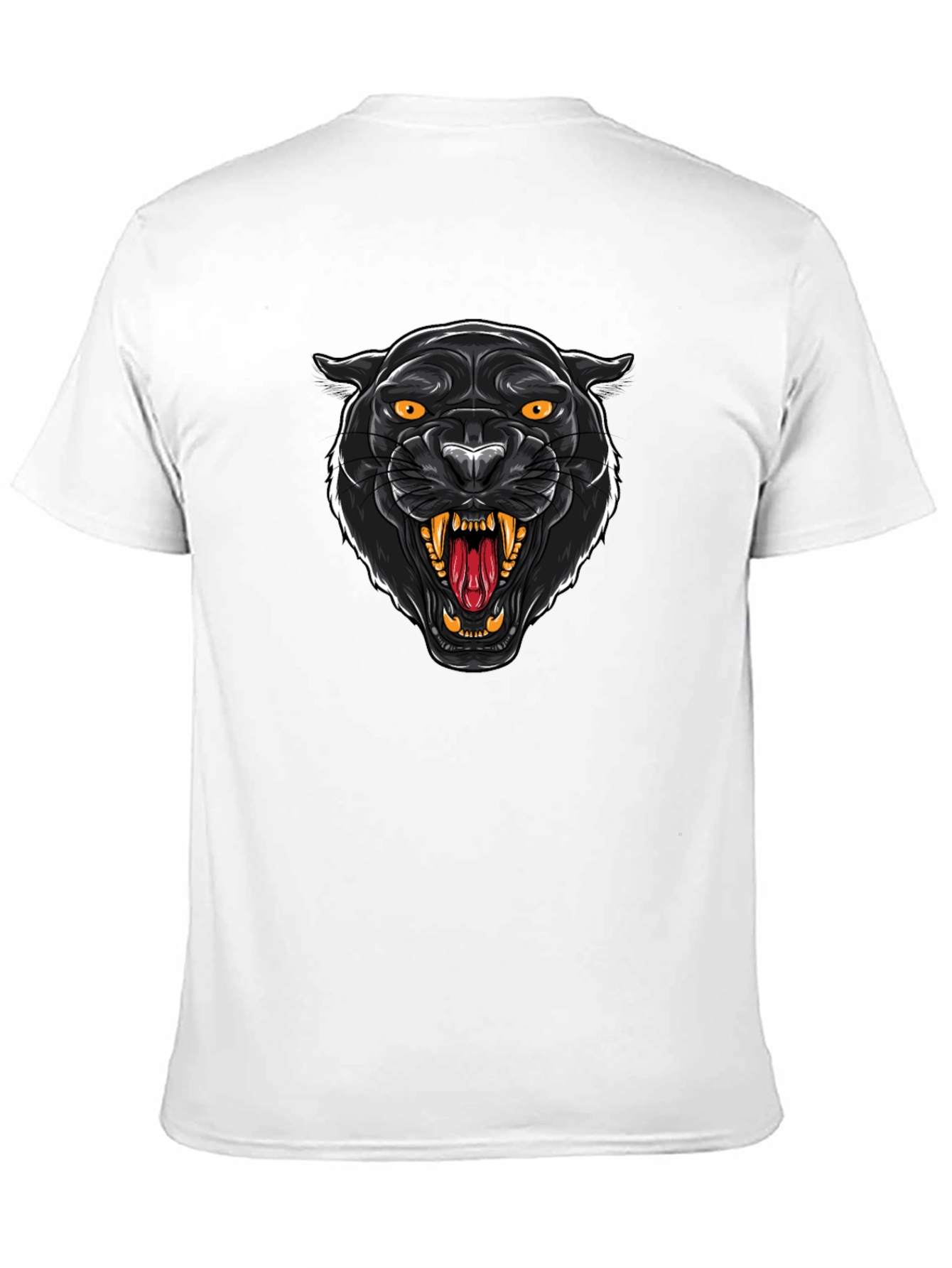 Black Panther Graphic Tee - Bold Animal Print