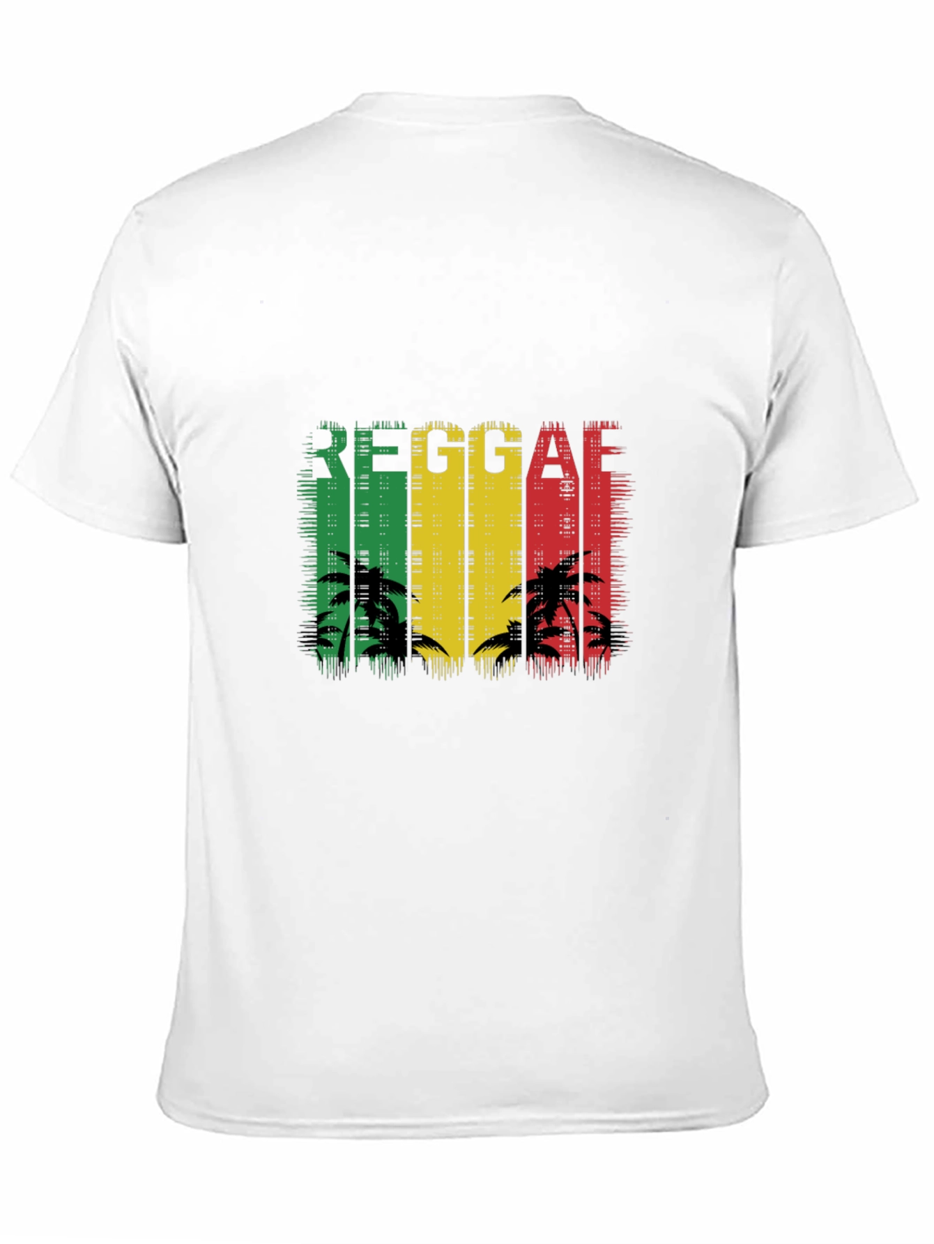 Reggae Palm Tree T-Shirt - Black