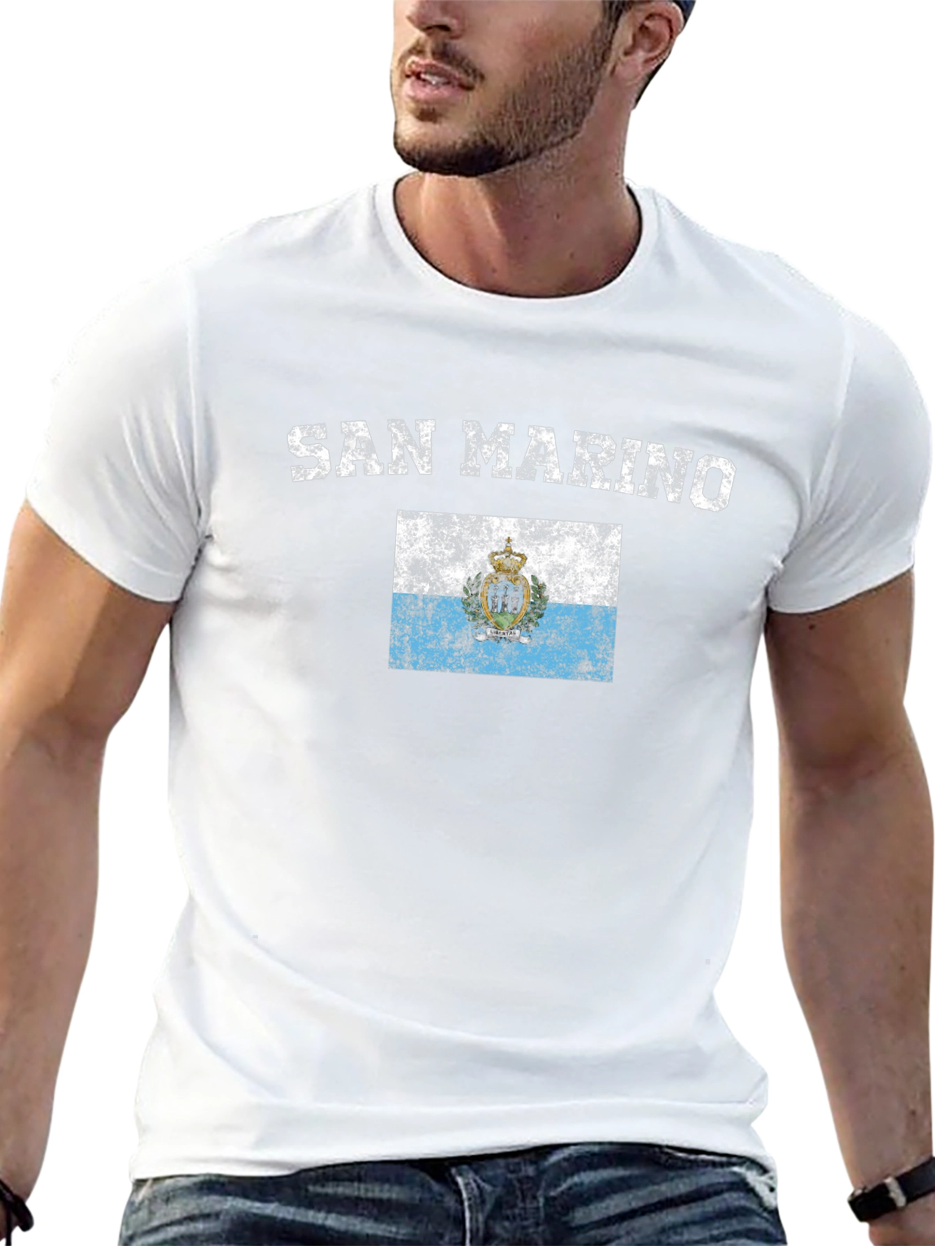 San Marino Flag T-Shirt
