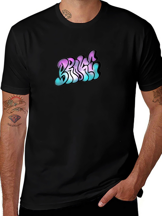Bright Graphic Black T-Shirt