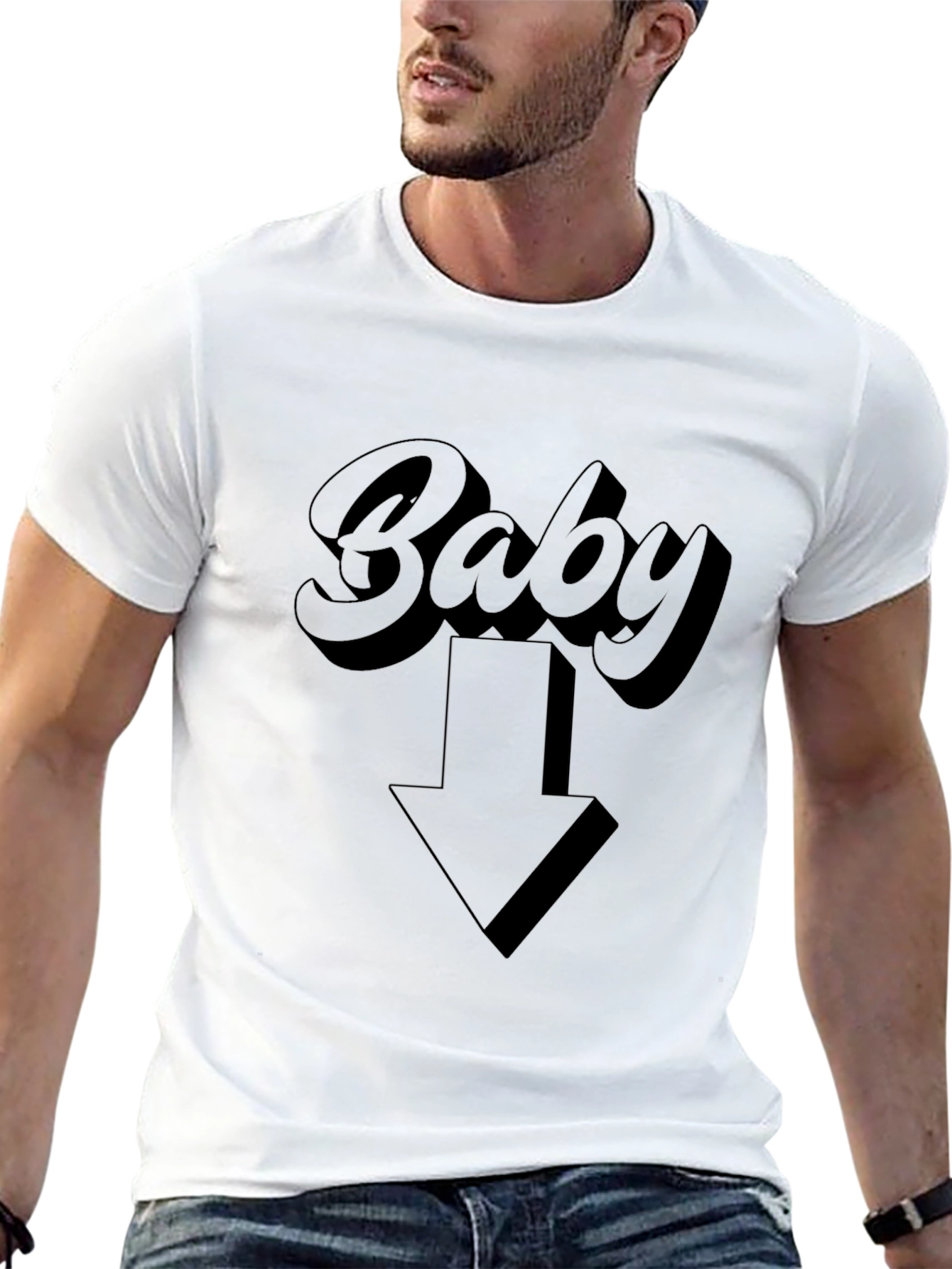 Baby Arrow Graphic Tee - Expecting Parents Shirt