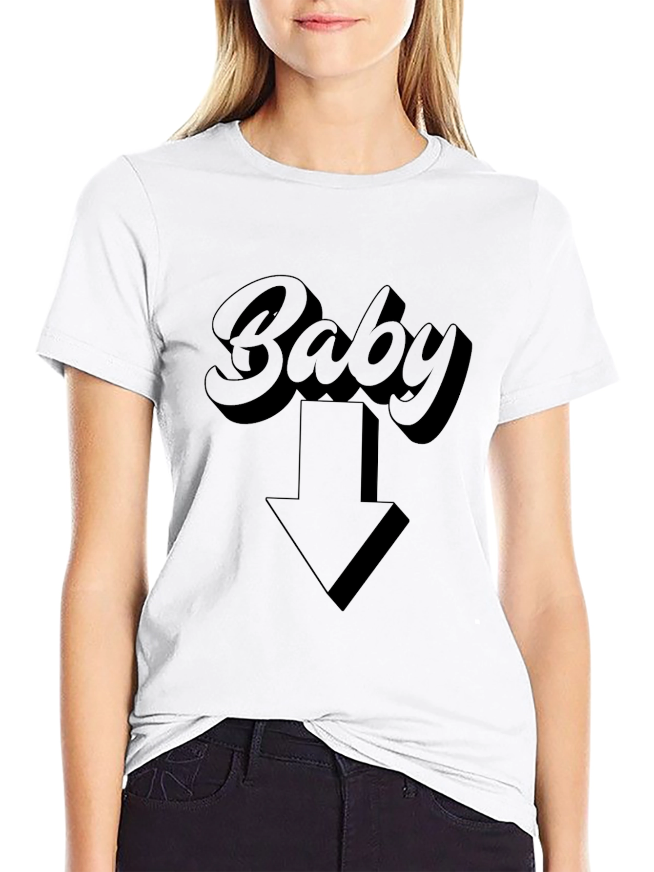 Baby Arrow Graphic Tee - Expecting Parents Shirt