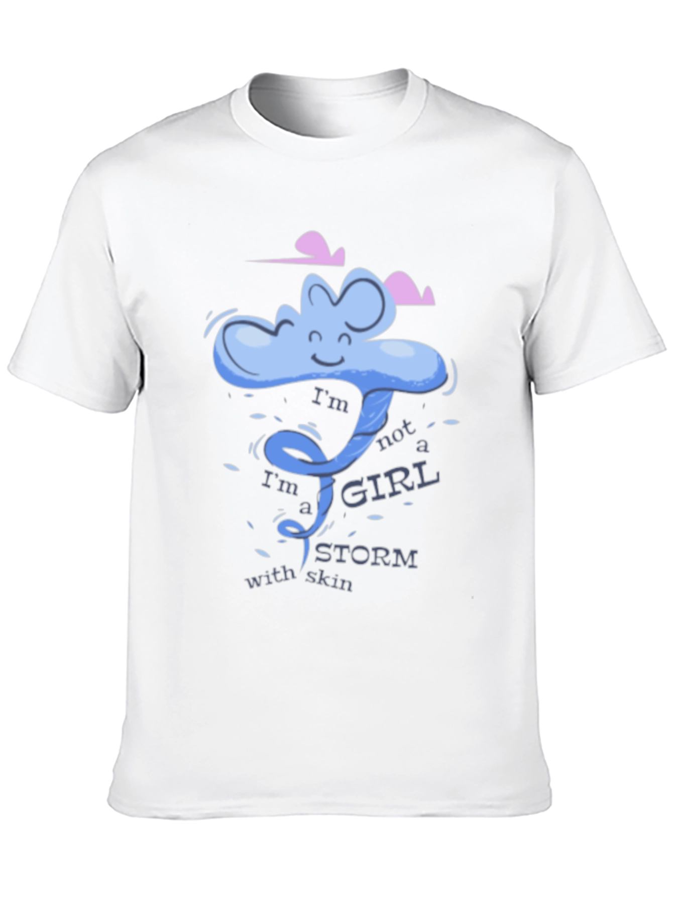 Storm Girl Graphic Tee - Cool Black T-Shirt