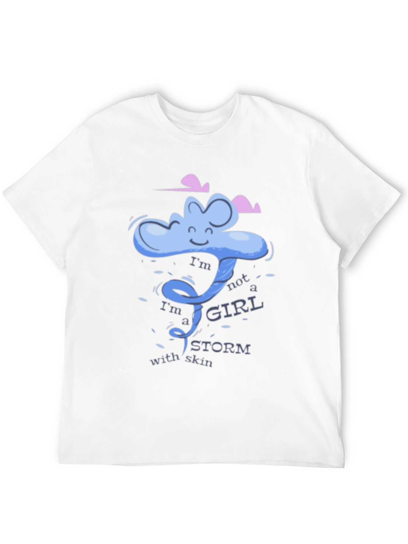 Storm Girl Graphic Tee - Cool Black T-Shirt