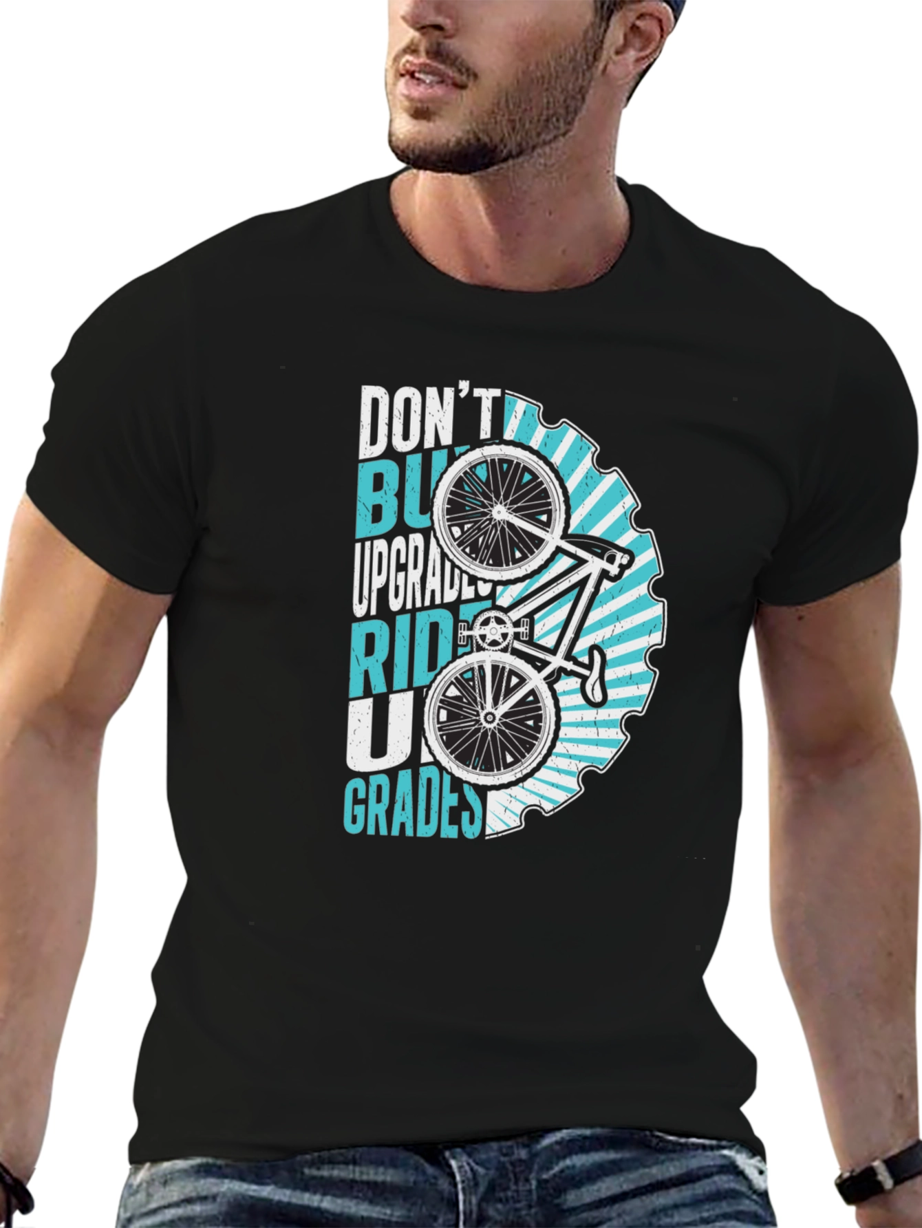 Ride Upgrades Bike T-Shirt - Cycling Enthusiast Tee
