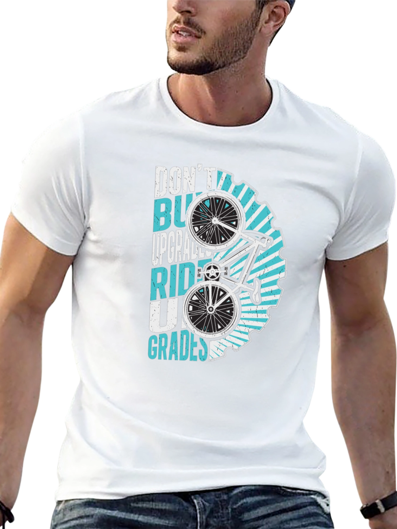 Ride Upgrades Bike T-Shirt - Cycling Enthusiast Tee