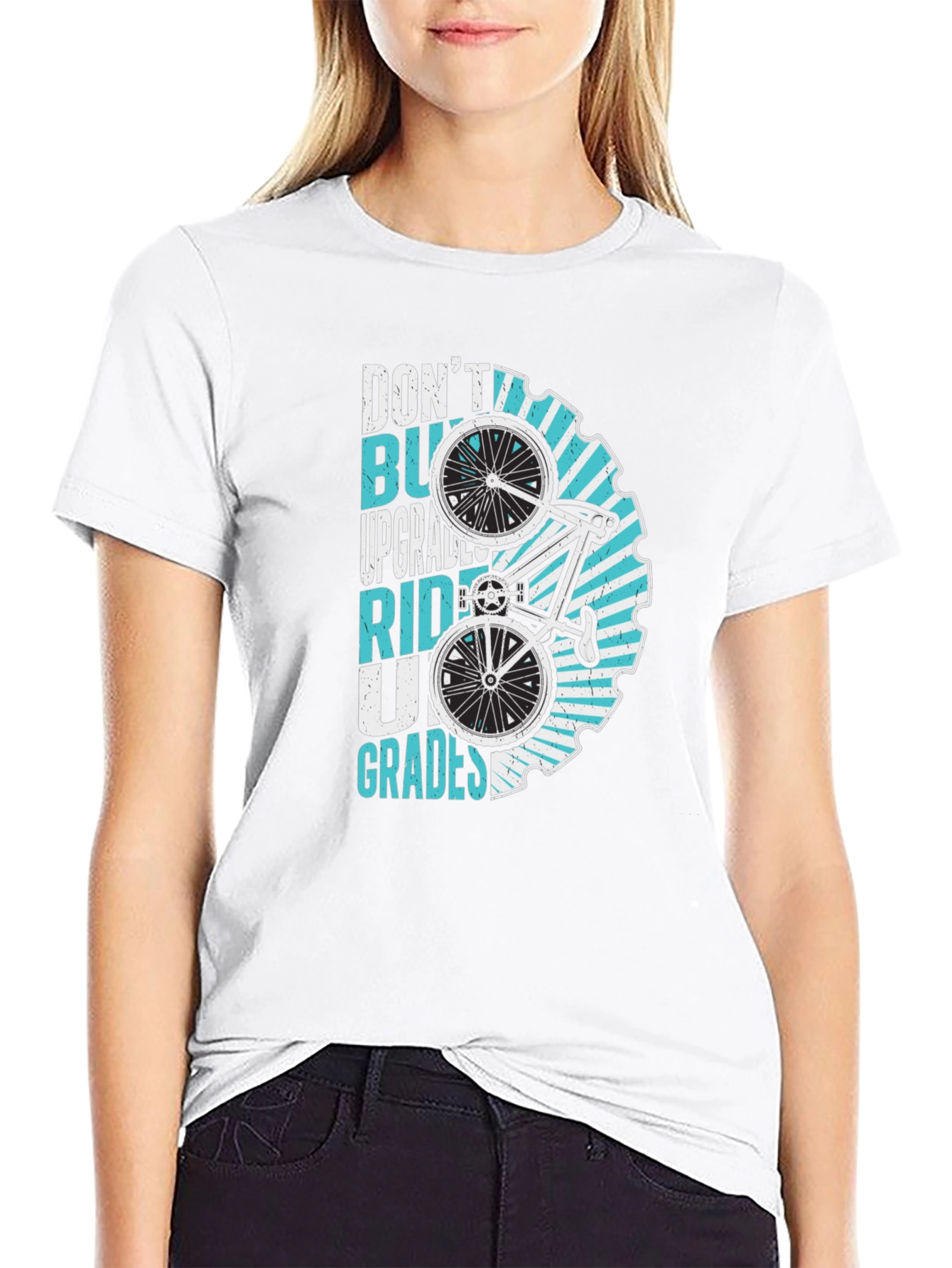 Ride Upgrades Bike T-Shirt - Cycling Enthusiast Tee