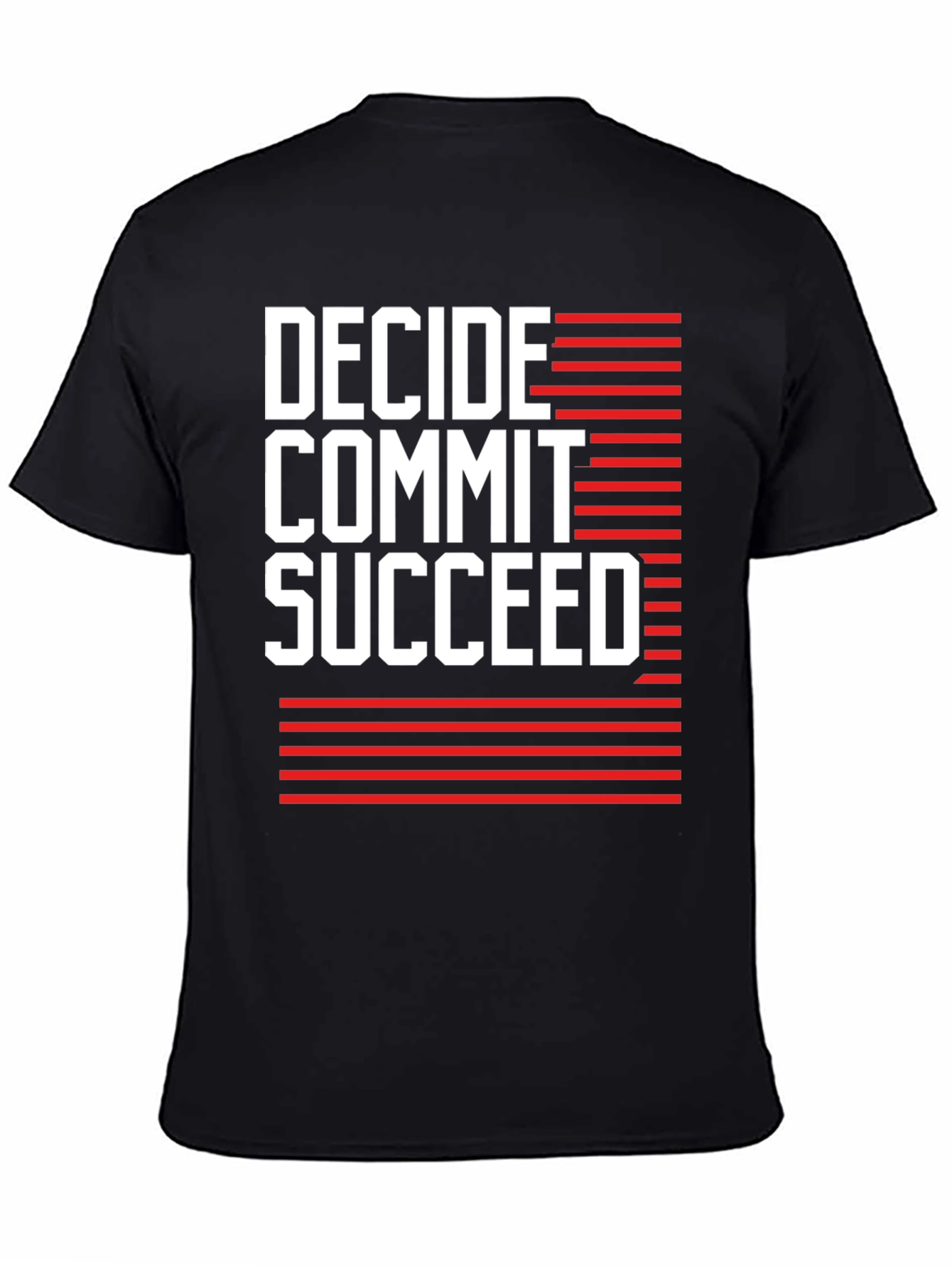 Decide Commit Succeed Graphic T-Shirt