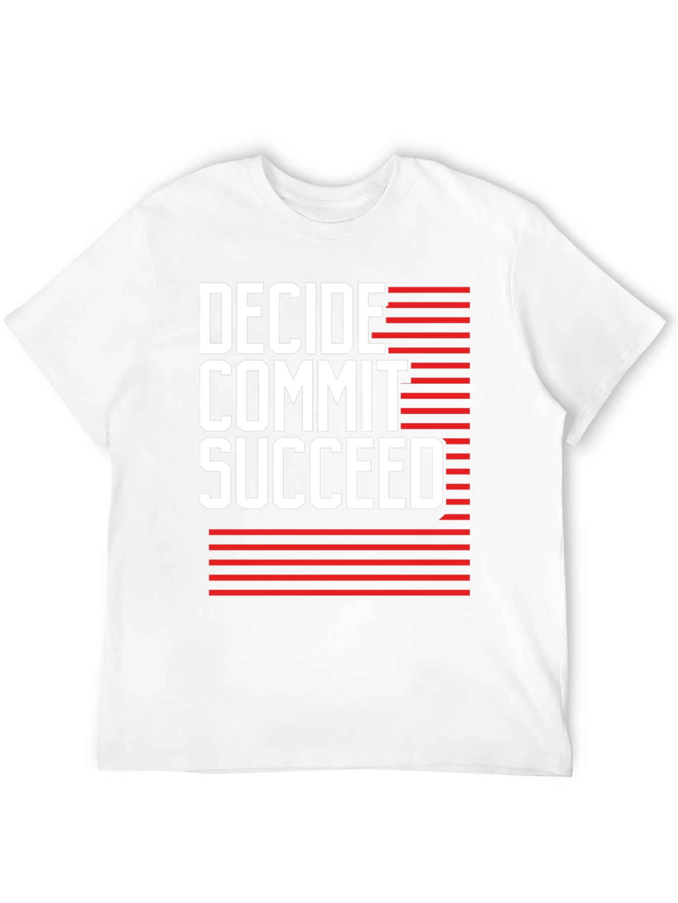 Decide Commit Succeed Graphic T-Shirt