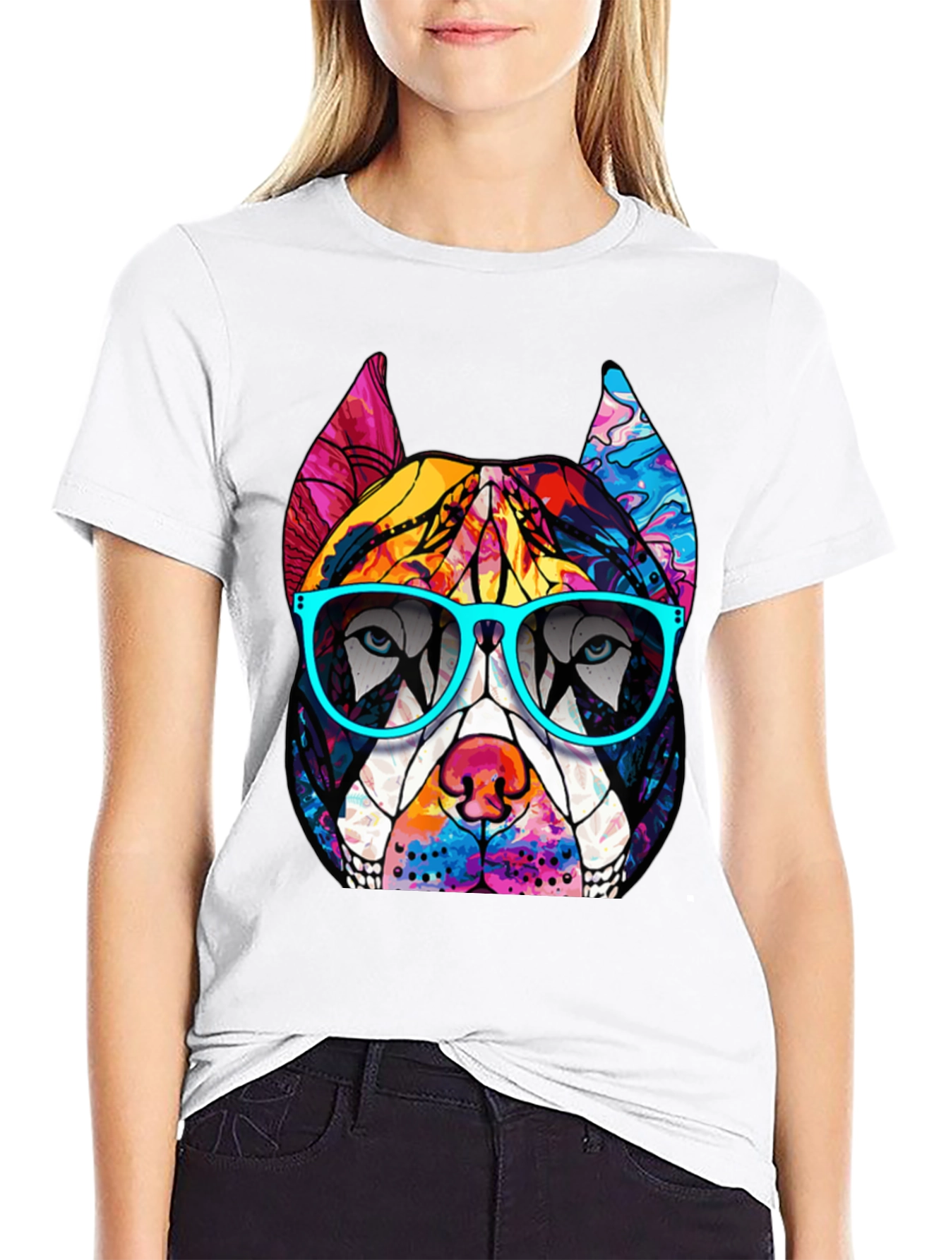 Cool Dog Graphic T-Shirt