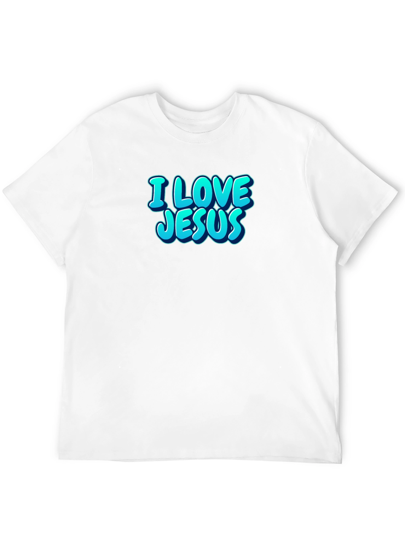 I Love Jesus Graphic T-Shirt - Religious Apparel