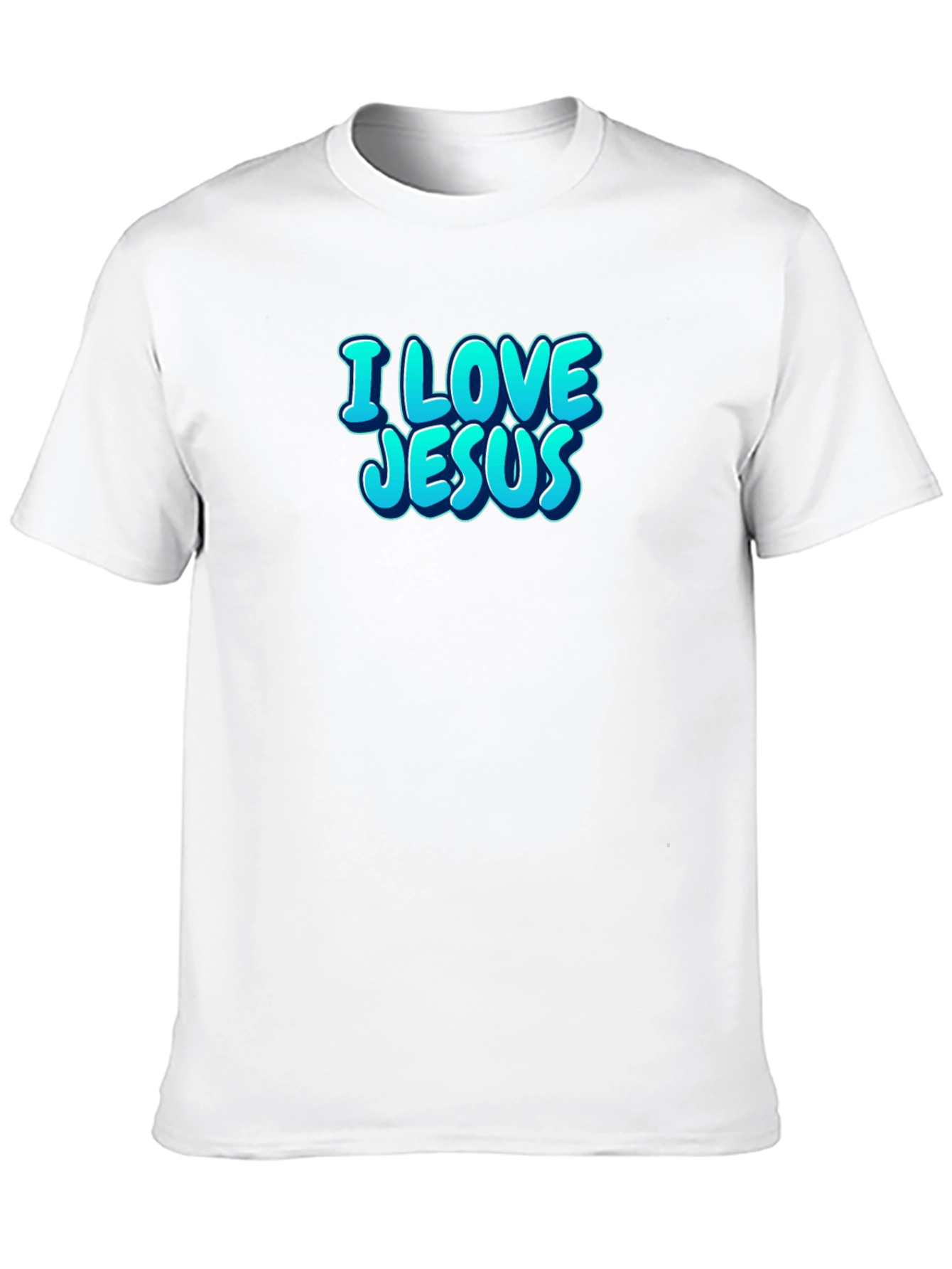 I Love Jesus Graphic T-Shirt - Religious Apparel