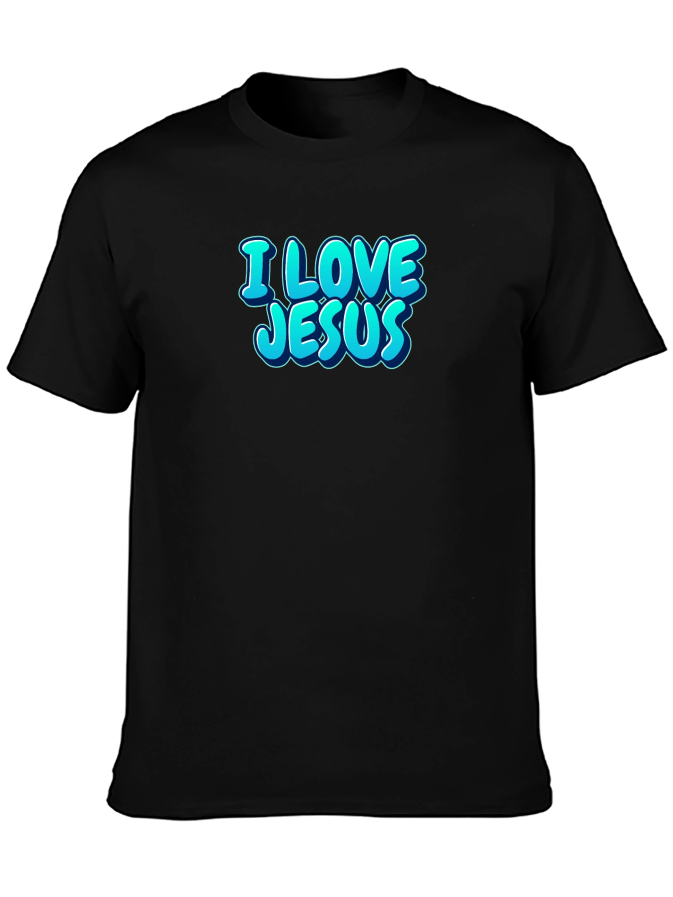 I Love Jesus Graphic T-Shirt - Religious Apparel