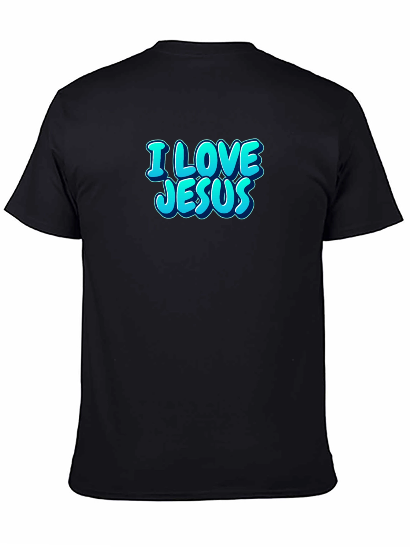 I Love Jesus Graphic T-Shirt - Religious Apparel