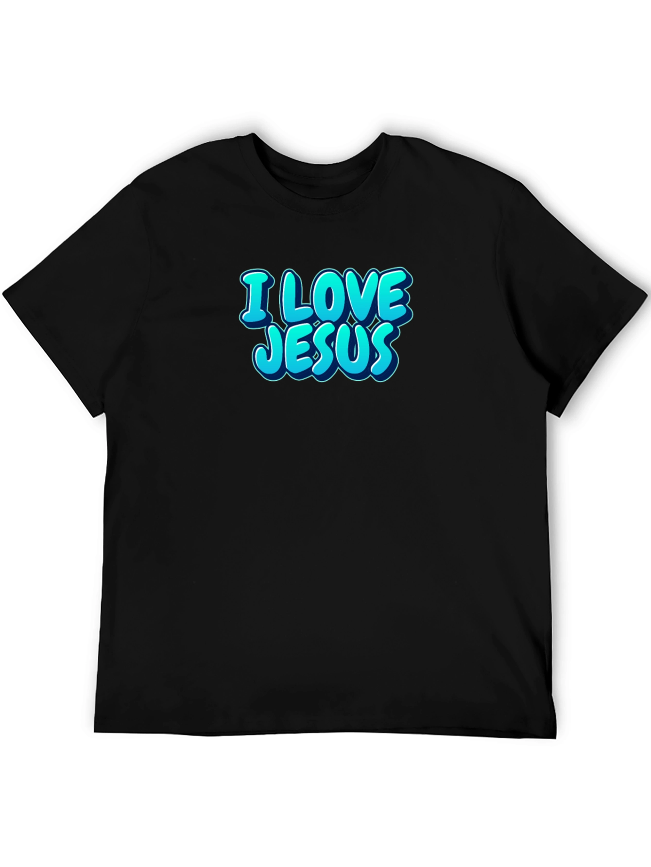 I Love Jesus Graphic T-Shirt - Religious Apparel