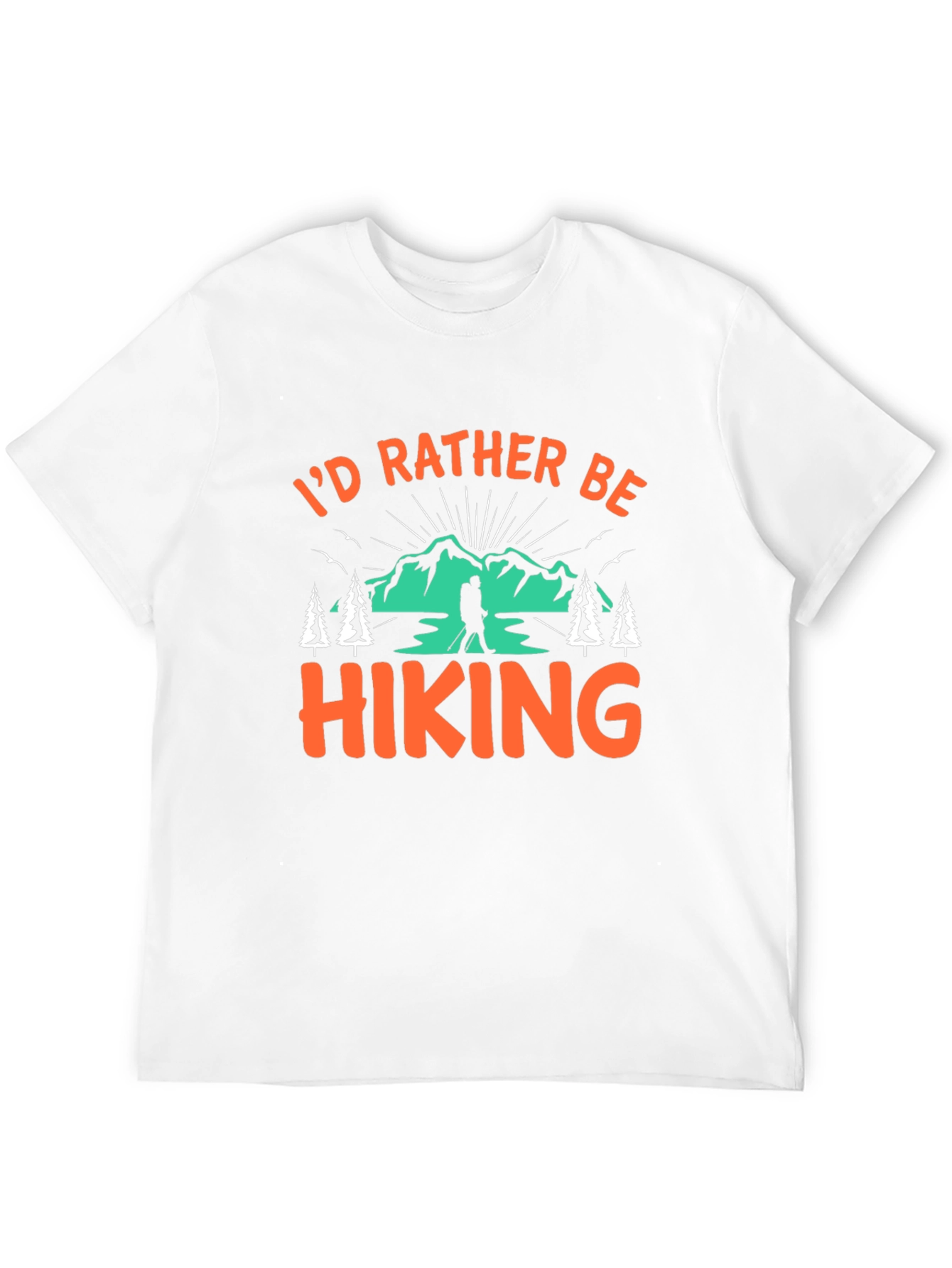 Hiking Graphic Tee - Id Rather Be Hiking