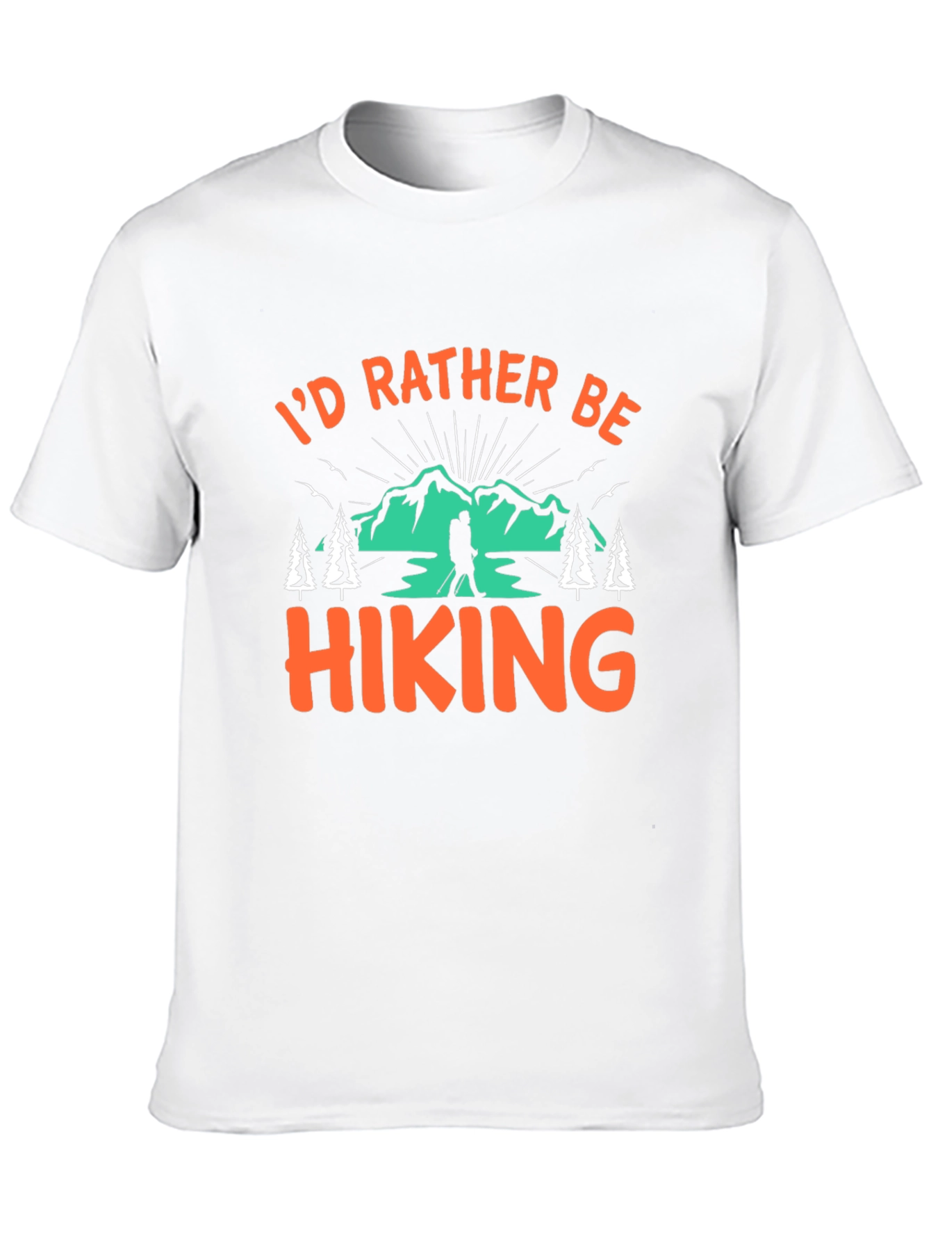 Hiking Graphic Tee - Id Rather Be Hiking