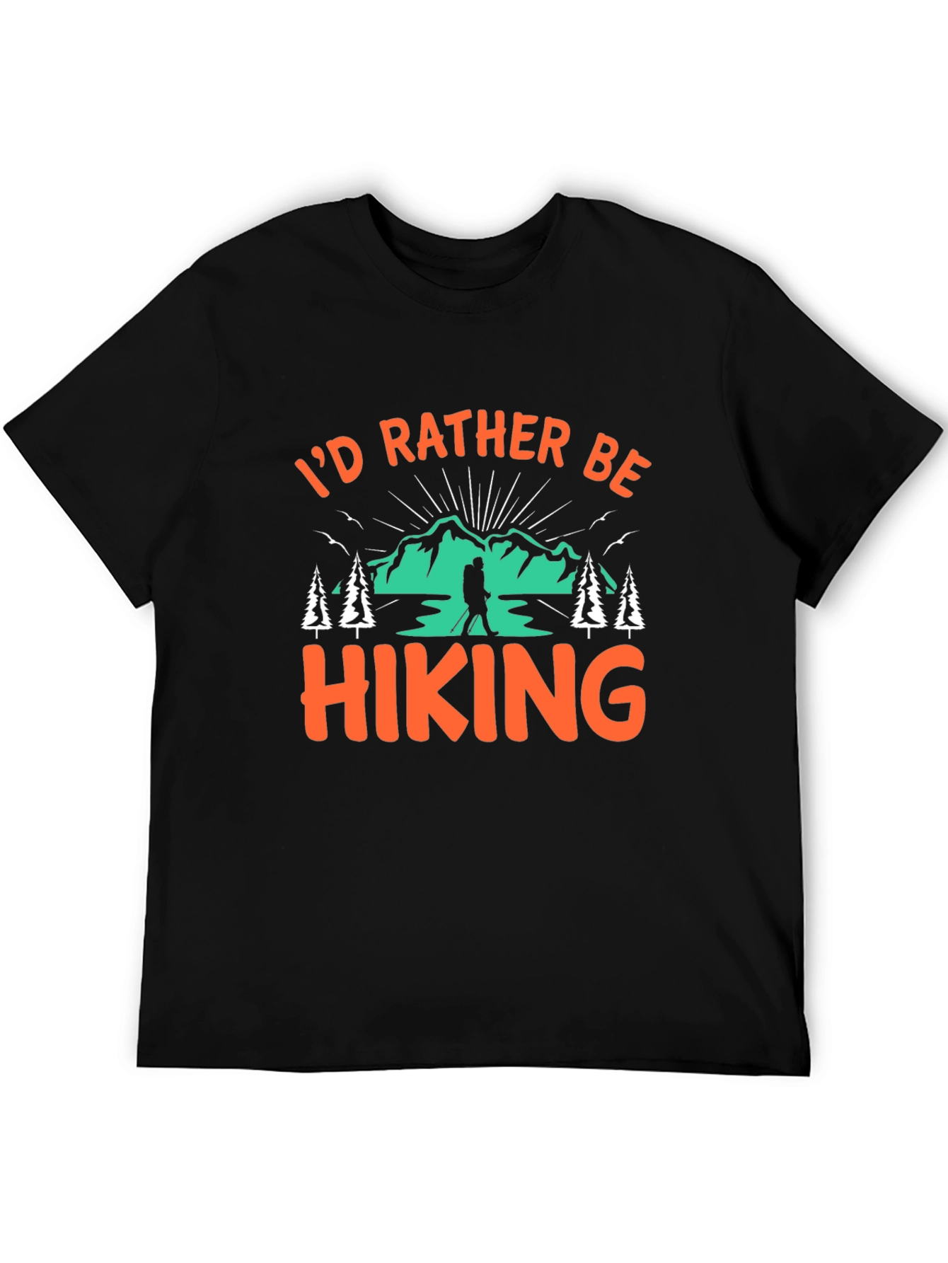 Hiking Graphic Tee - Id Rather Be Hiking