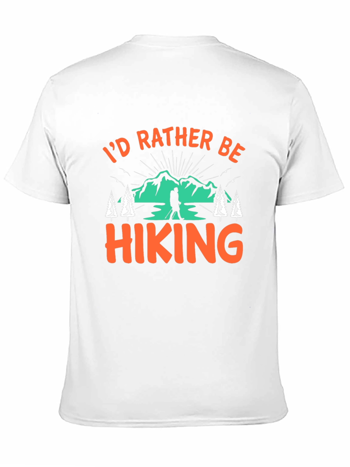 Hiking Graphic Tee - Id Rather Be Hiking