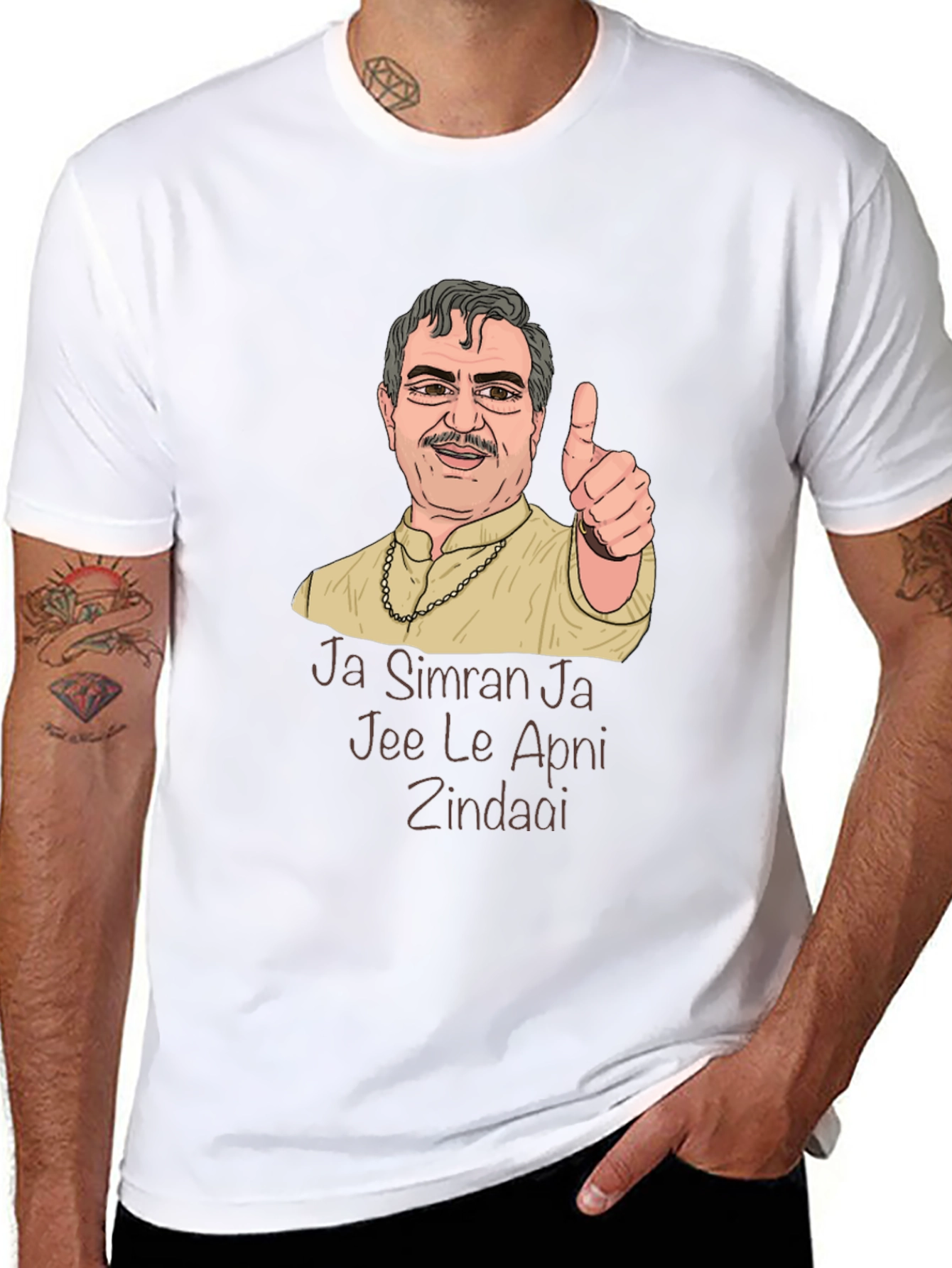 Ja Simran T-Shirt: Iconic Bollywood Style