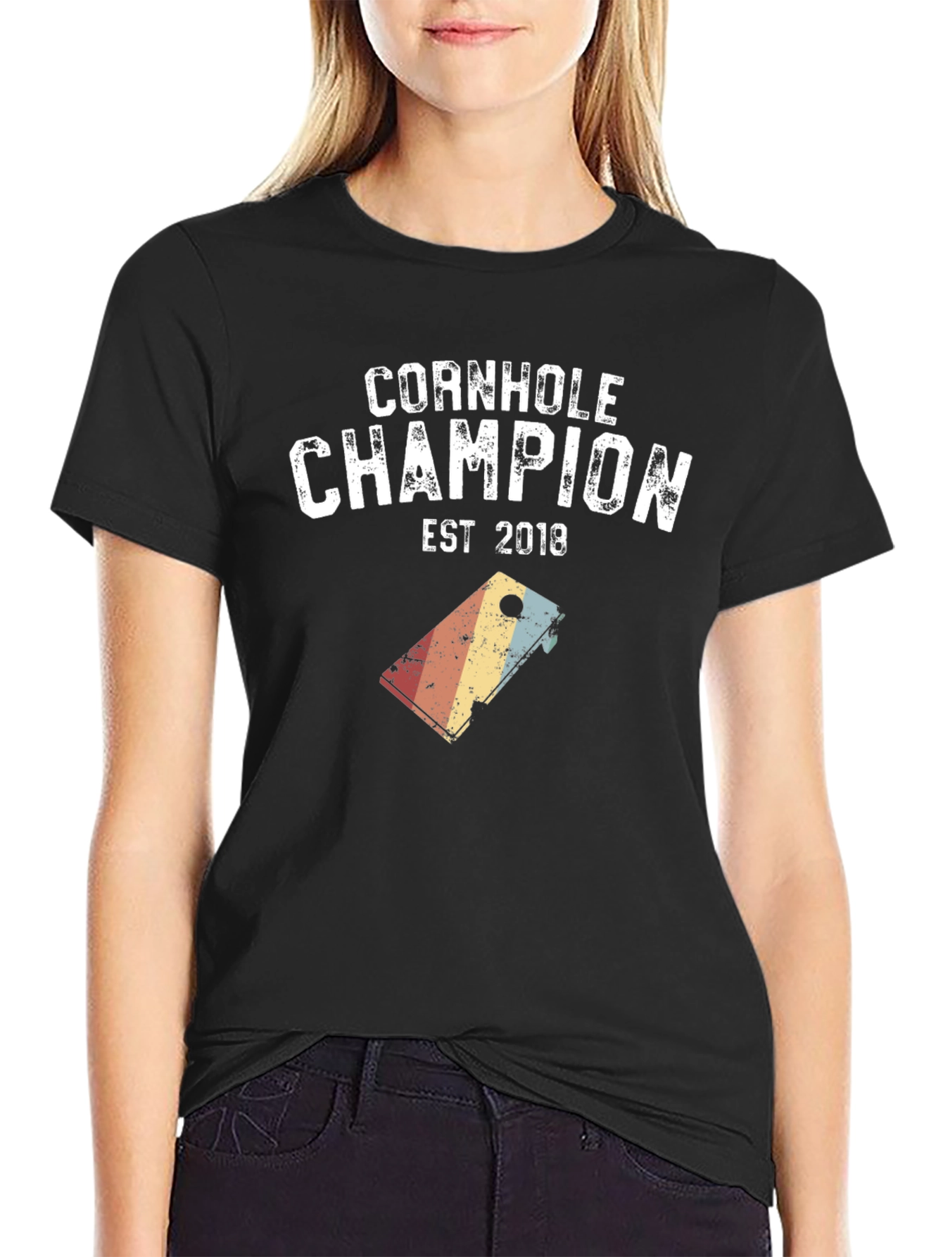Cornhole Champion T-Shirt EST 2018