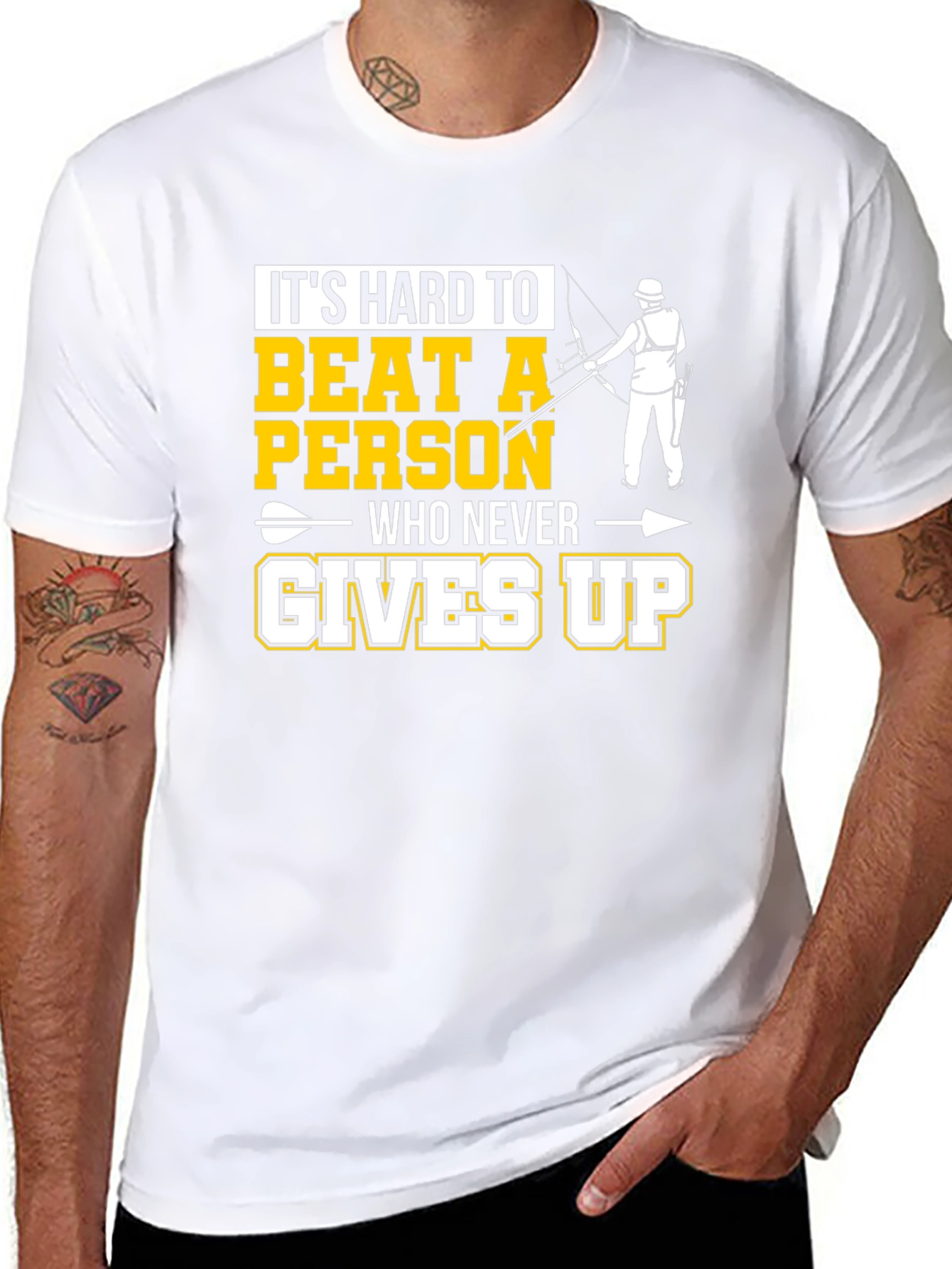 Never Give Up Archery T-Shirt