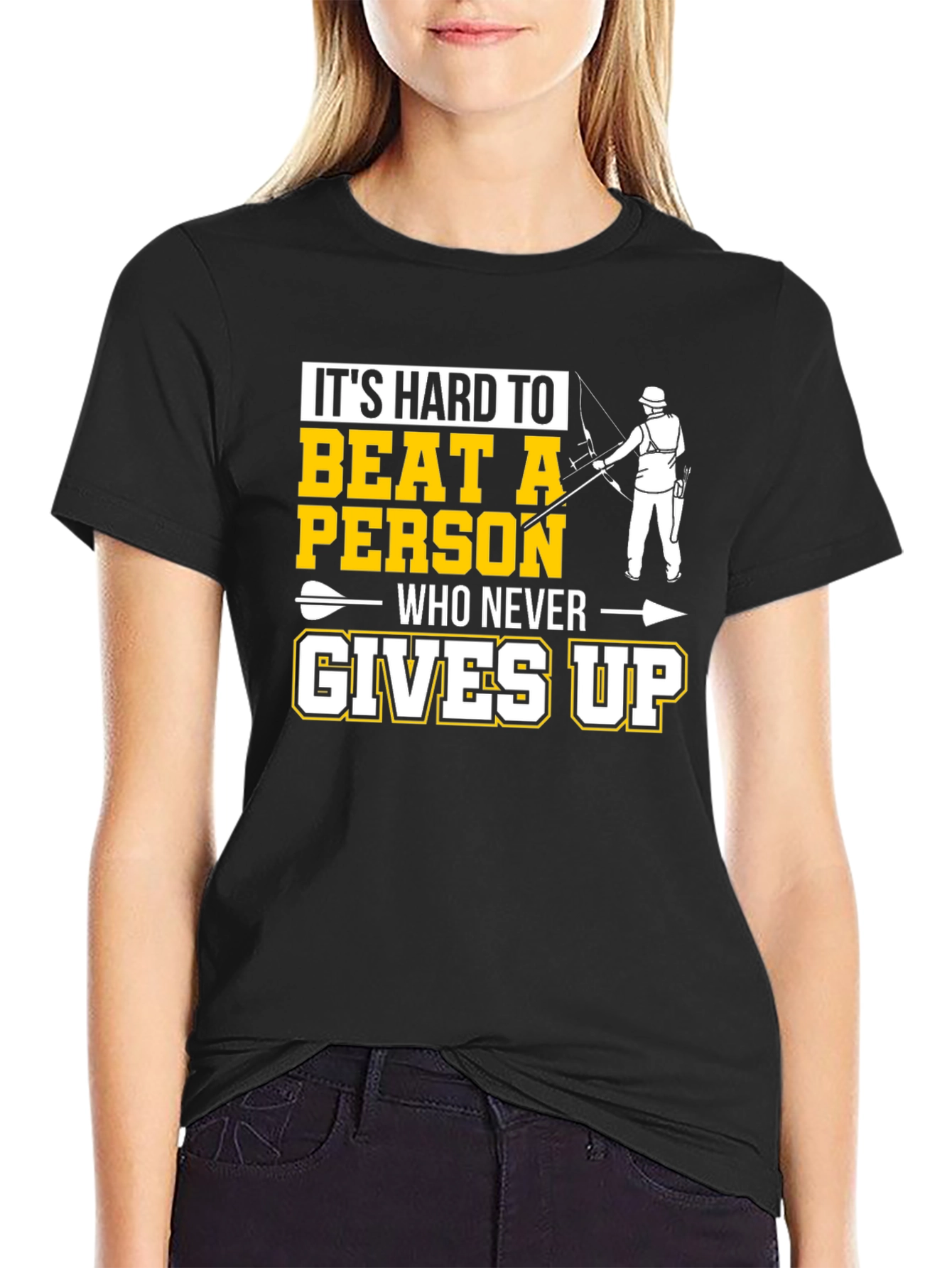 Never Give Up Archery T-Shirt