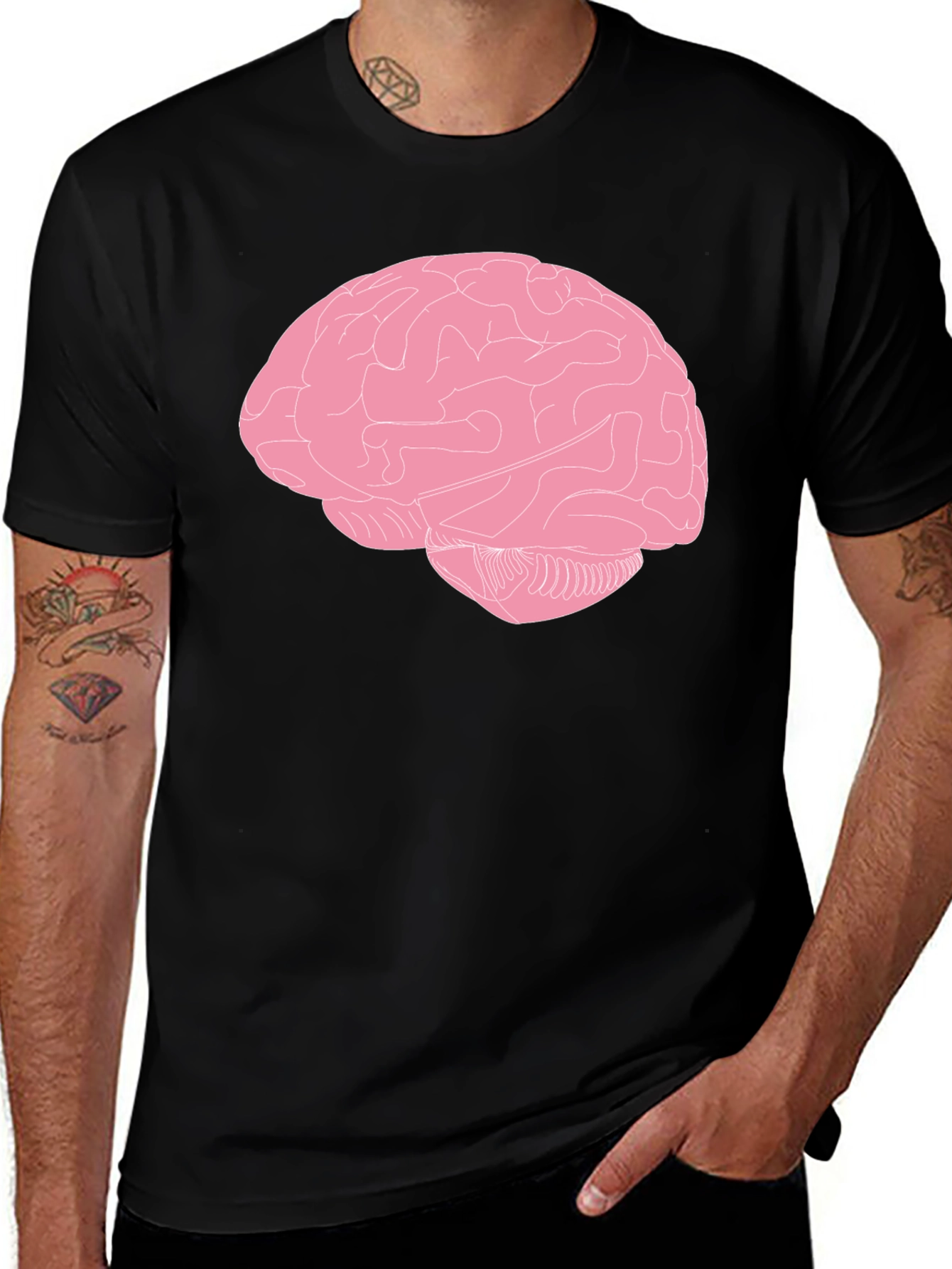 Brain Graphic T-Shirt - Smart & Stylish!