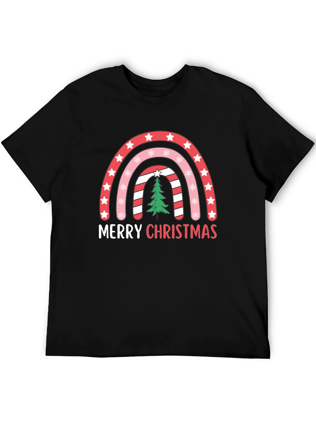 Merry Christmas Rainbow T-Shirt