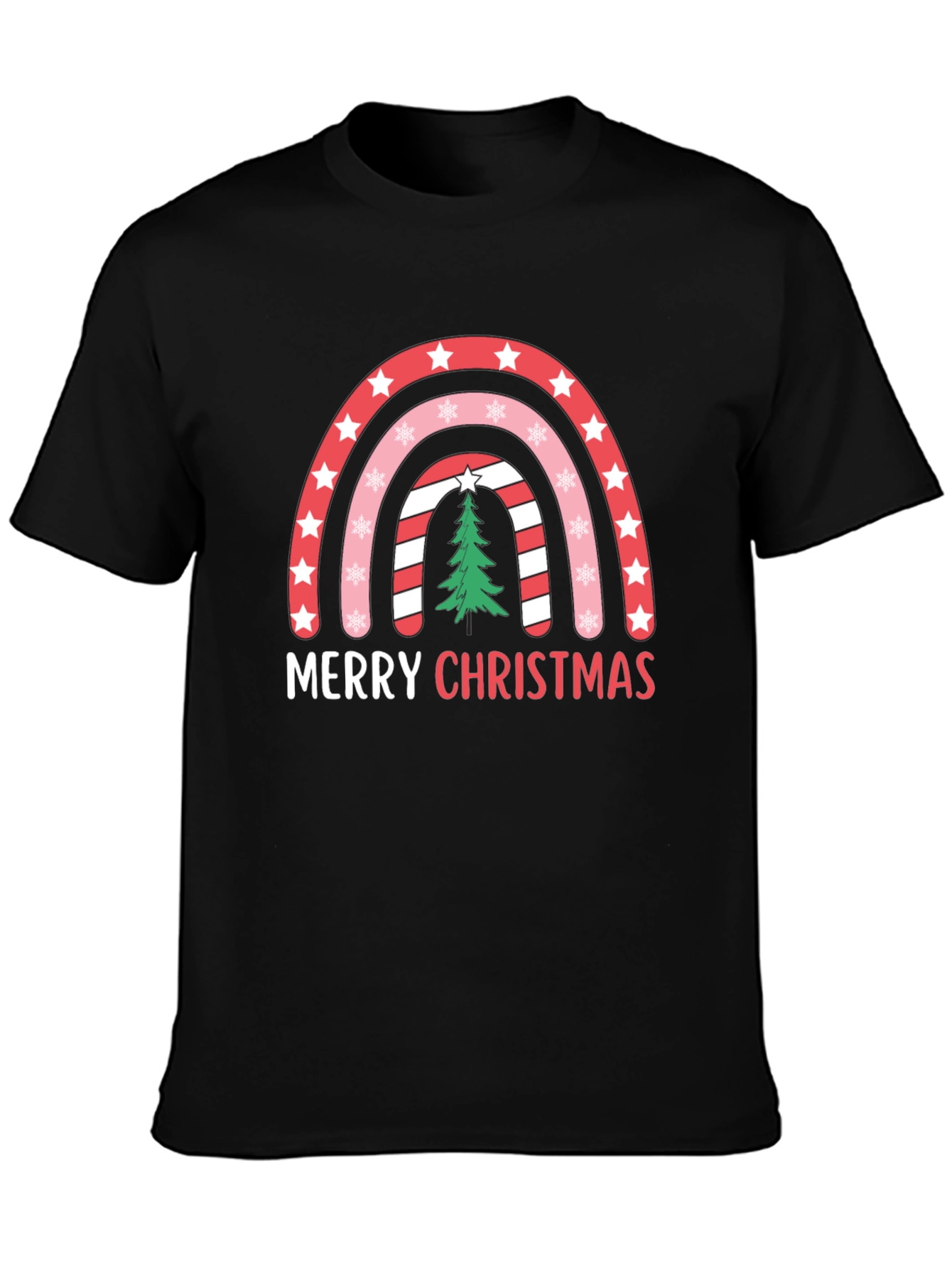 Merry Christmas Rainbow T-Shirt