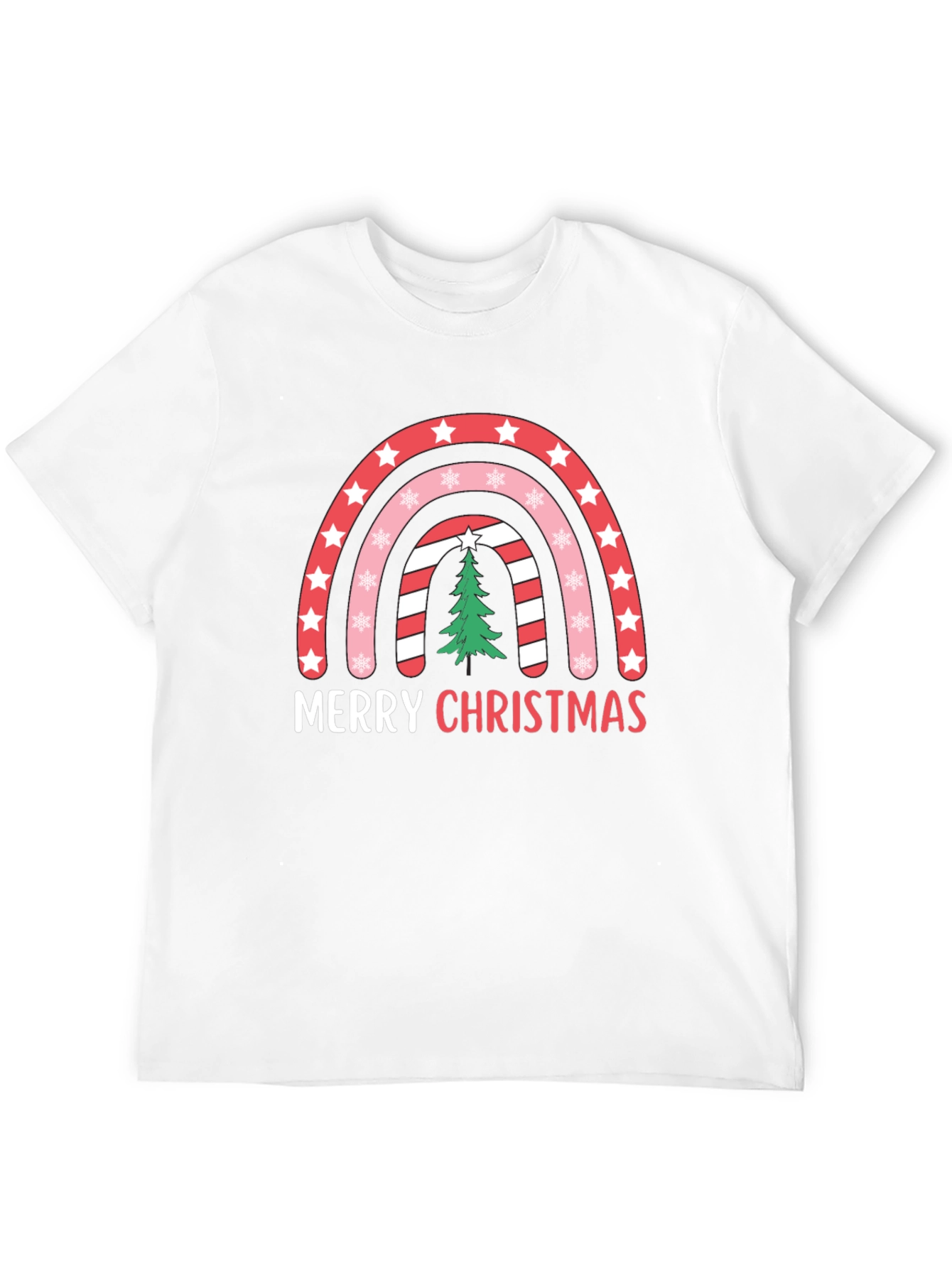 Merry Christmas Rainbow T-Shirt