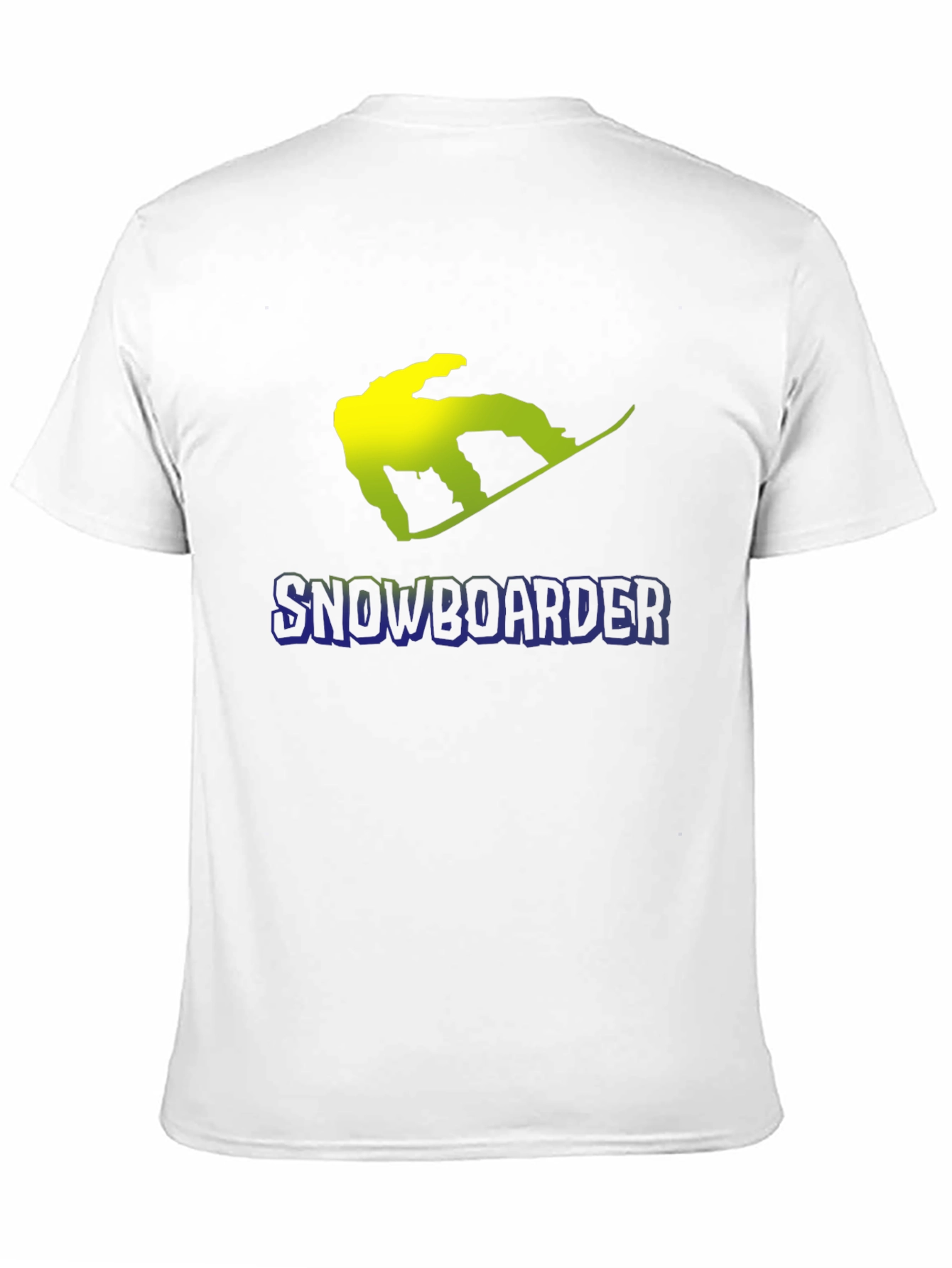 Snowboarder Graphic Black T-Shirt