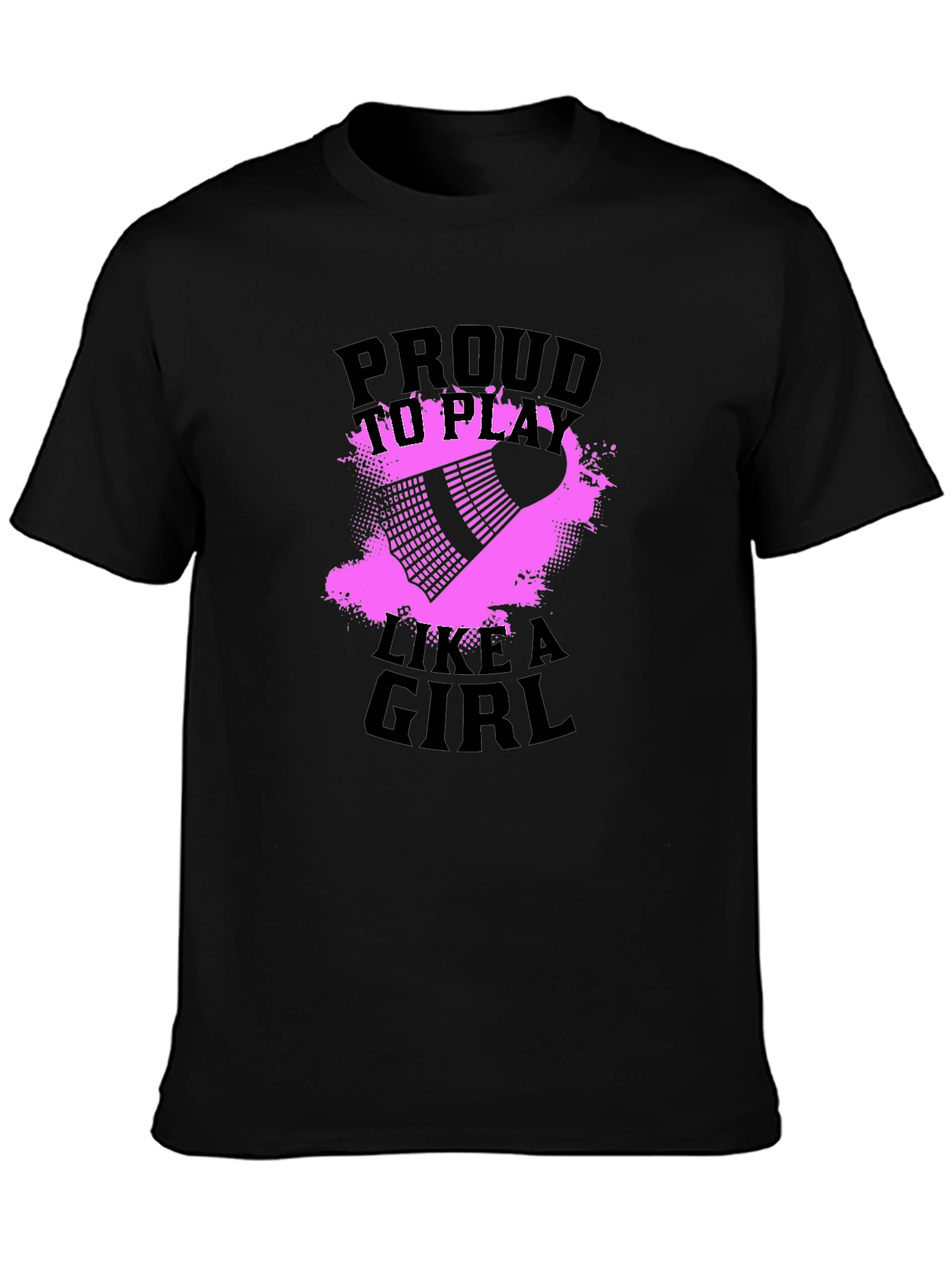 Proud To Play Like A Girl Badminton T-Shirt