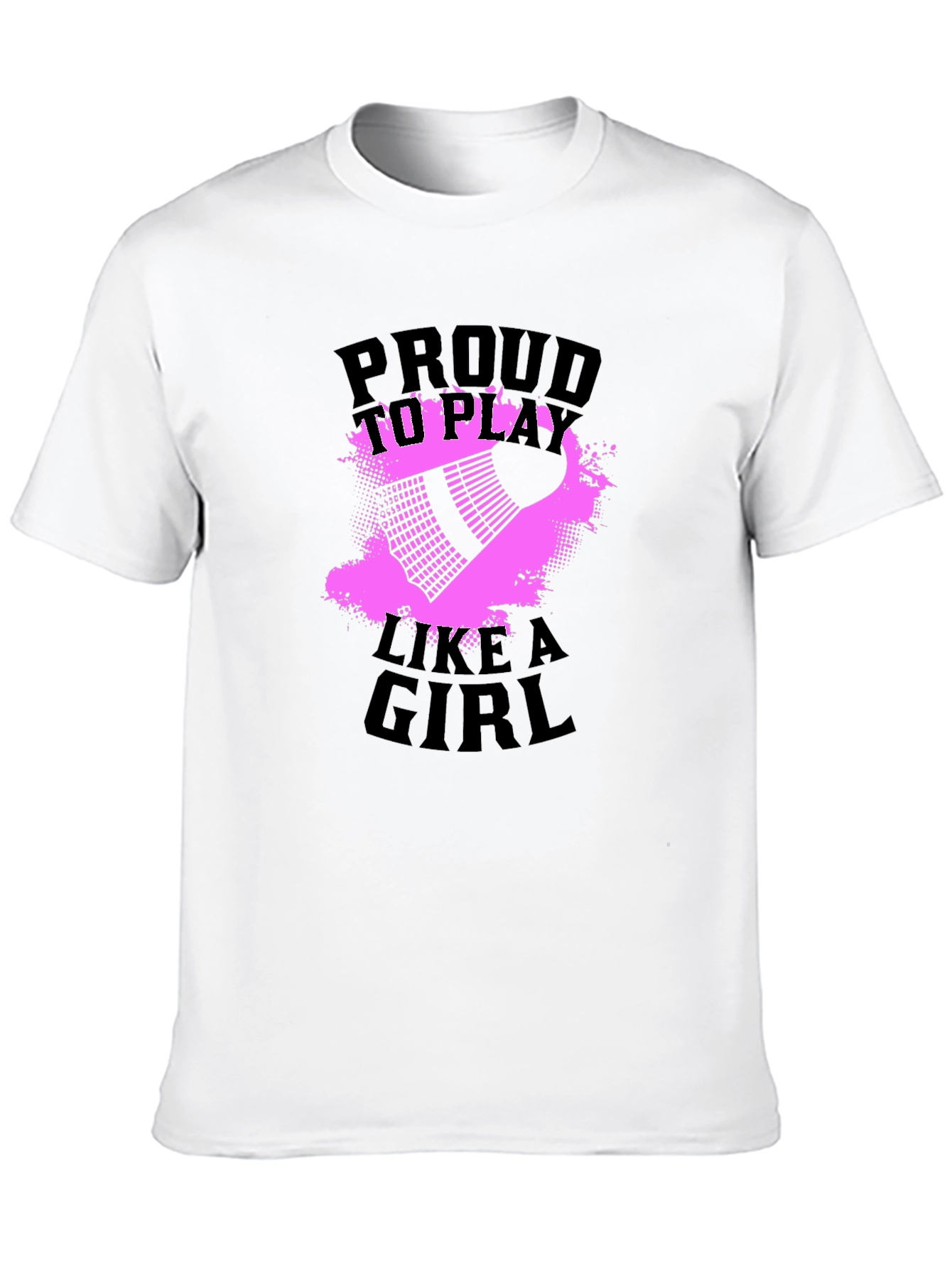 Proud To Play Like A Girl Badminton T-Shirt