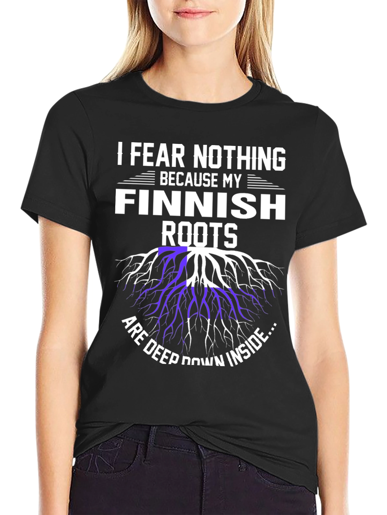 Finnish Roots T-Shirt - I Fear Nothing Design