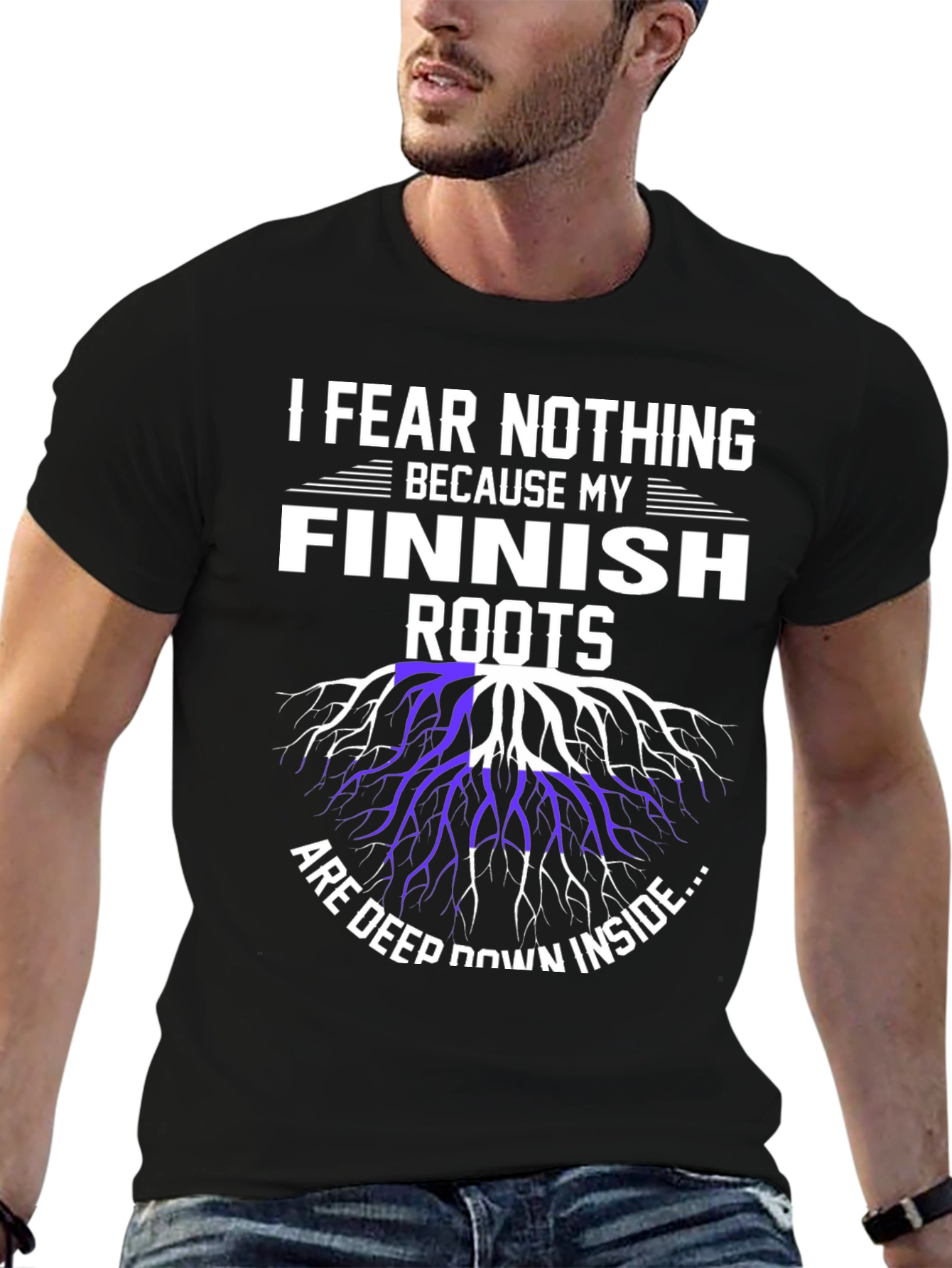 Finnish Roots T-Shirt - I Fear Nothing Design