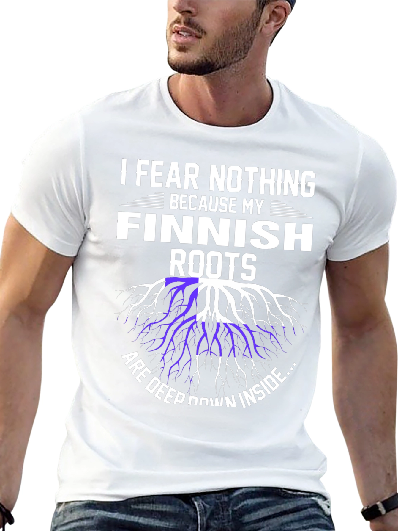 Finnish Roots T-Shirt - I Fear Nothing Design