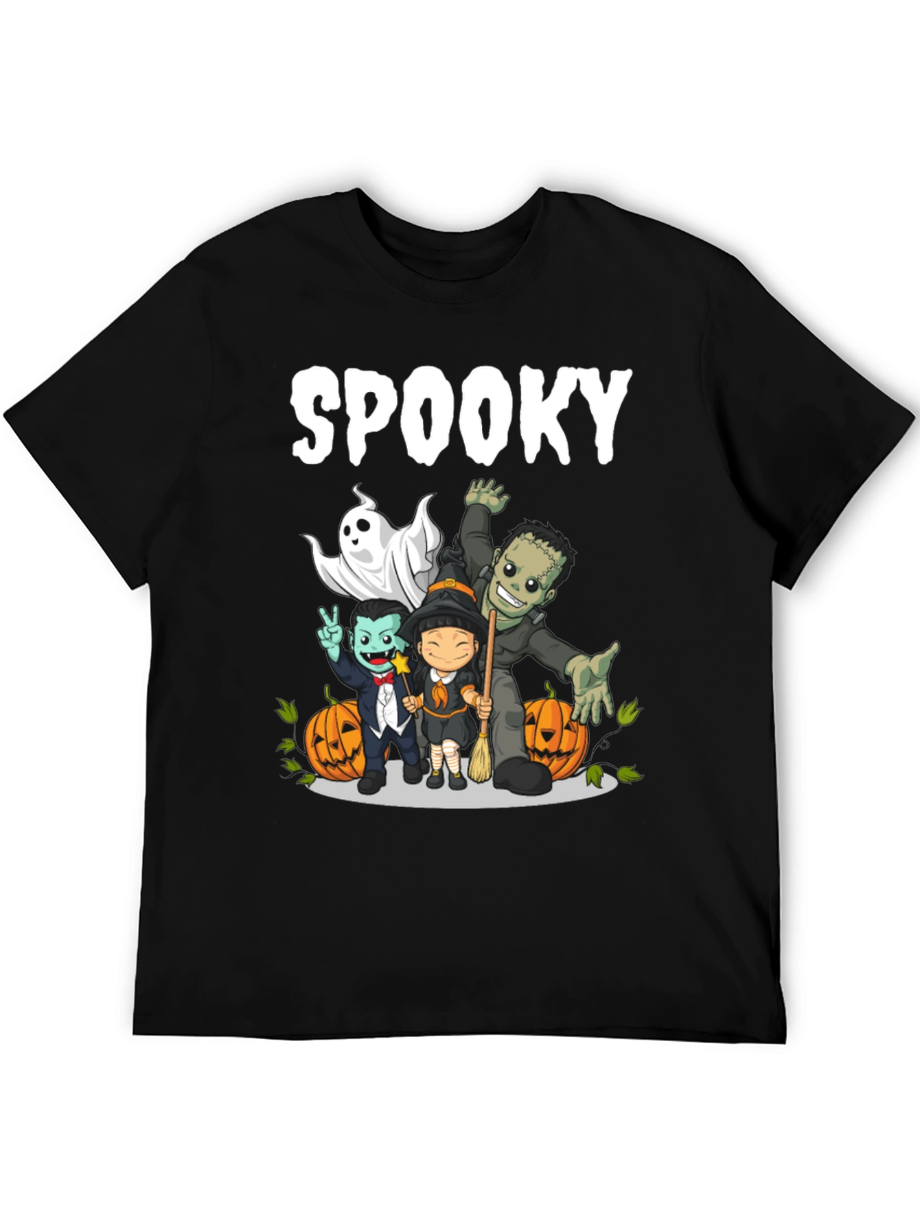 Spooky Halloween Character Graphic T-Shirt