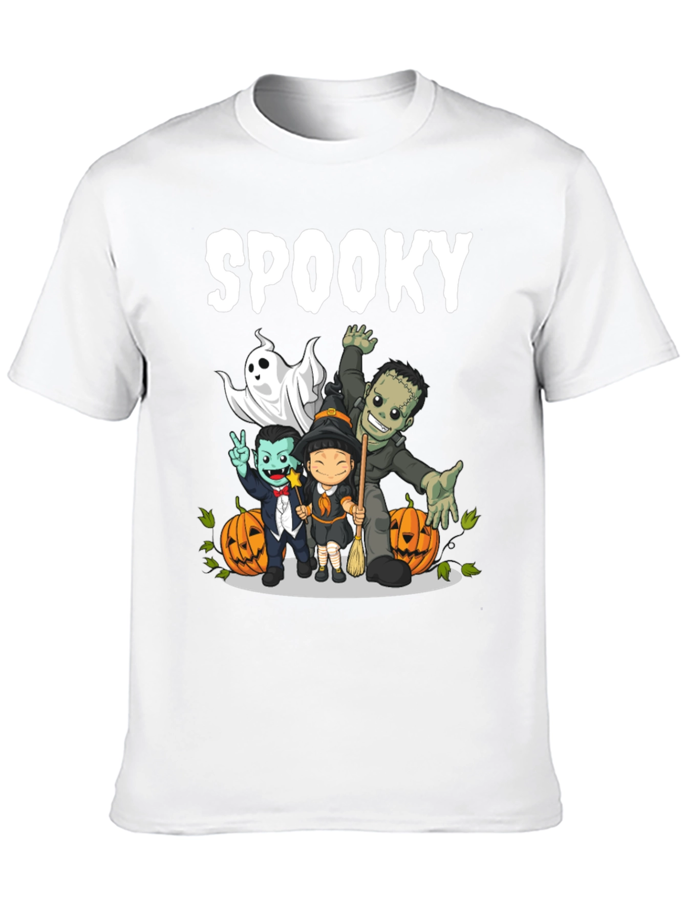 Spooky Halloween Character Graphic T-Shirt