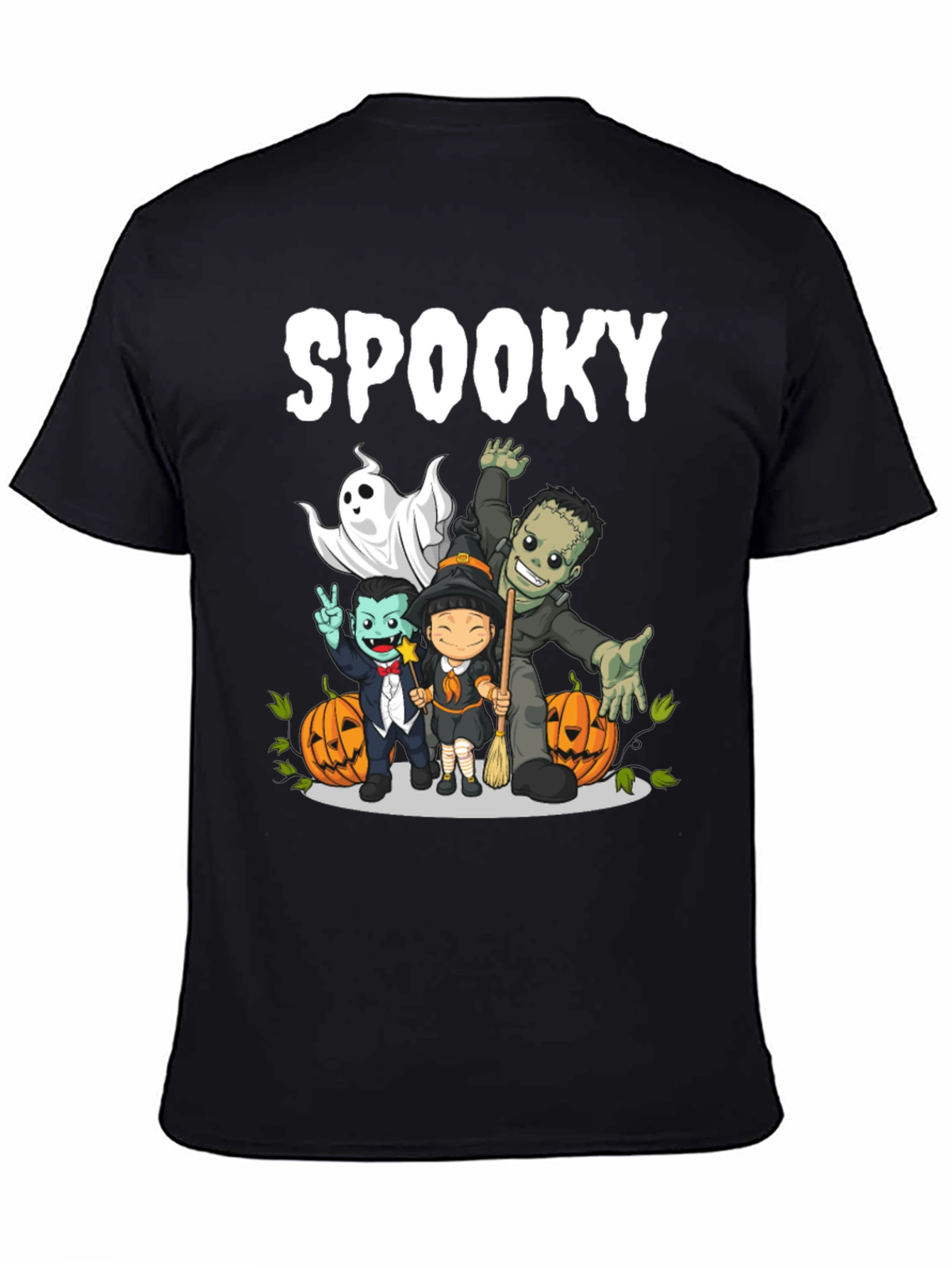 Spooky Halloween Character Graphic T-Shirt