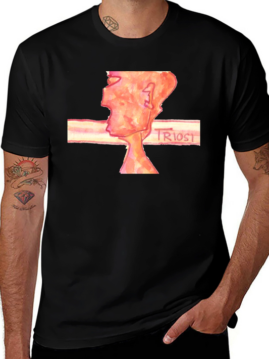 Abstract Art Black T-Shirt - Triost Design