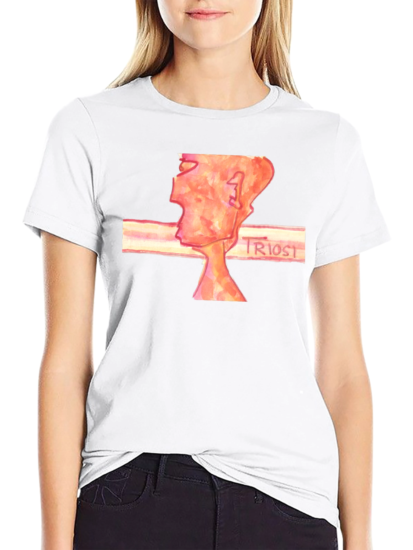 Abstract Art Black T-Shirt - Triost Design