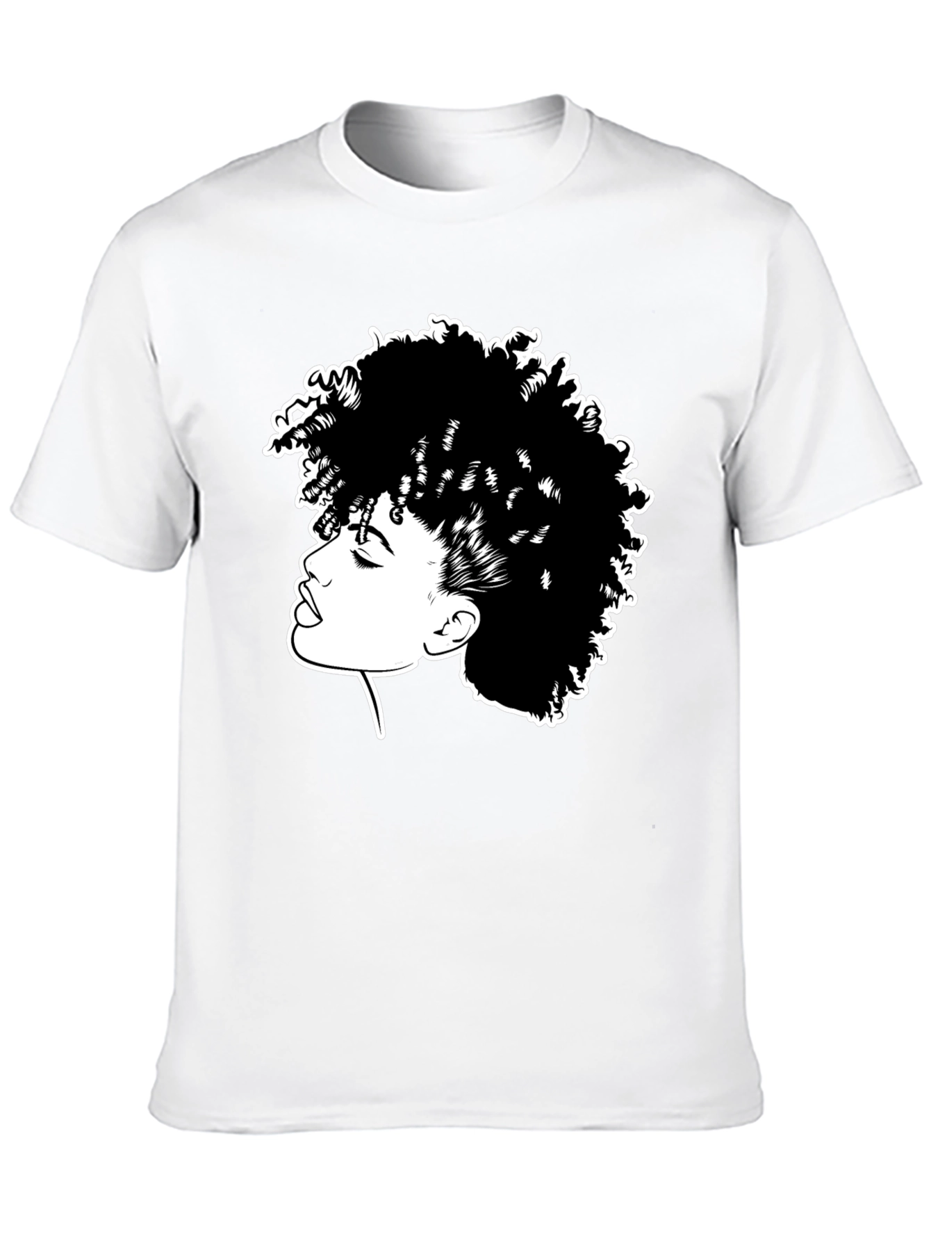 Black Afro Queen Graphic Tee