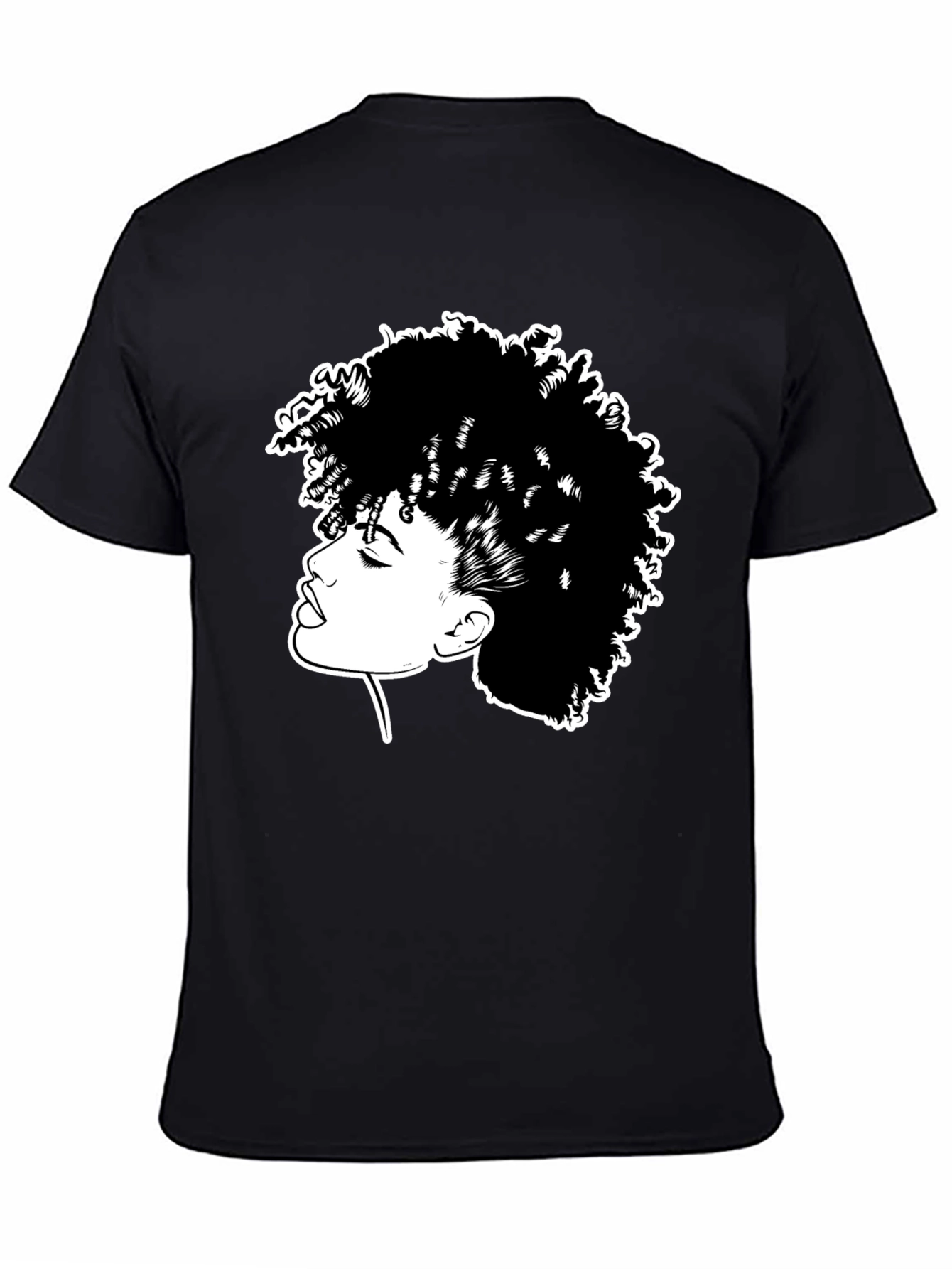 Black Afro Queen Graphic Tee